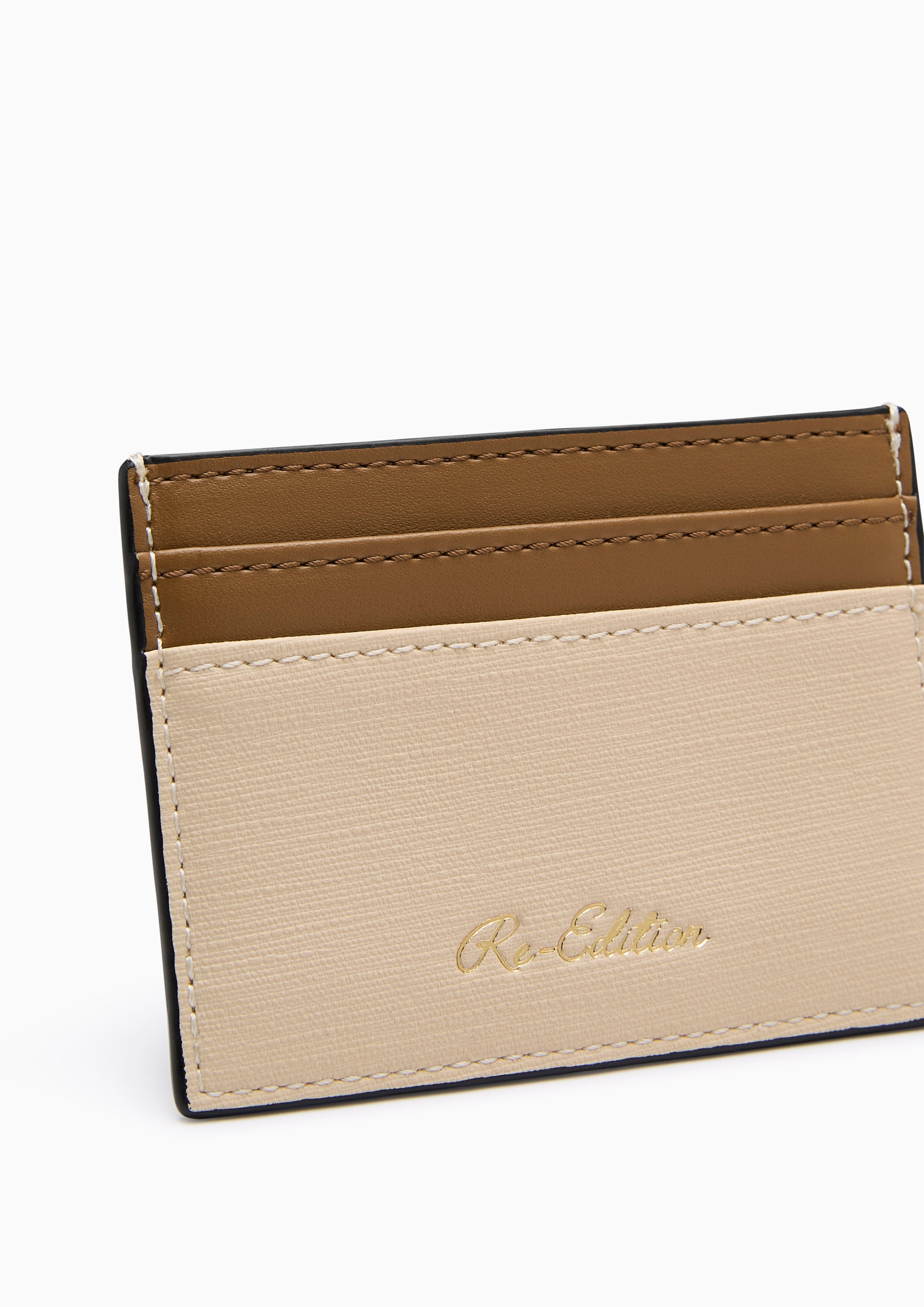 Earthy Card Holder Wallet - Light Beige