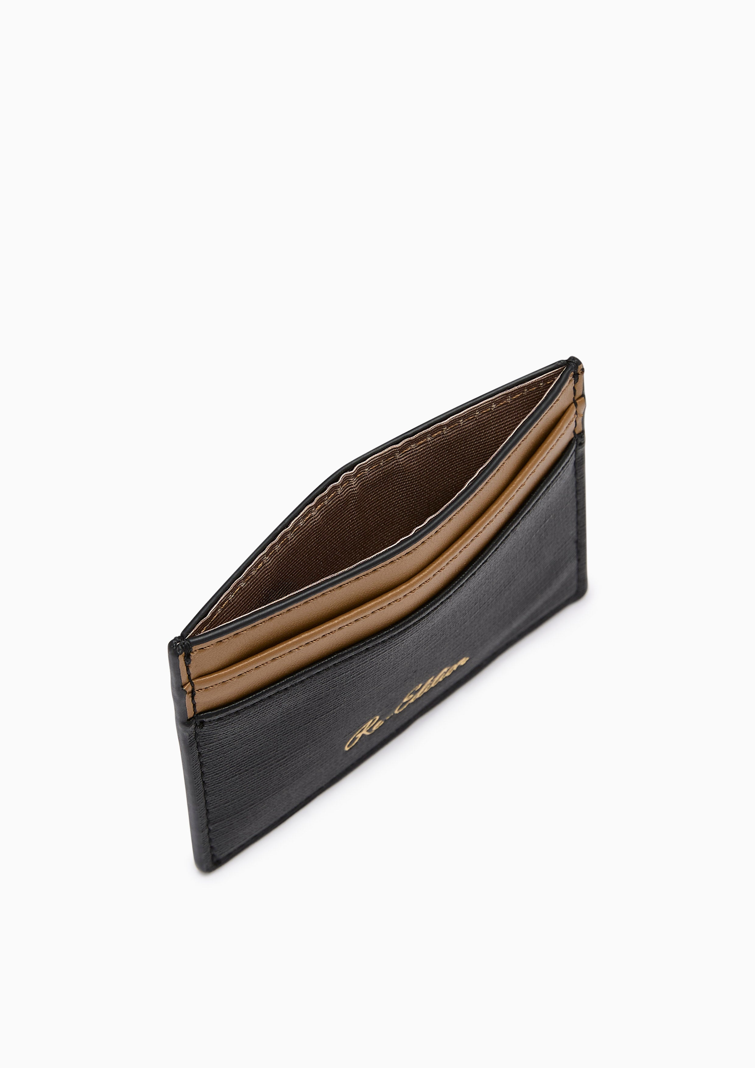Earthy Card Holder Wallet - Black