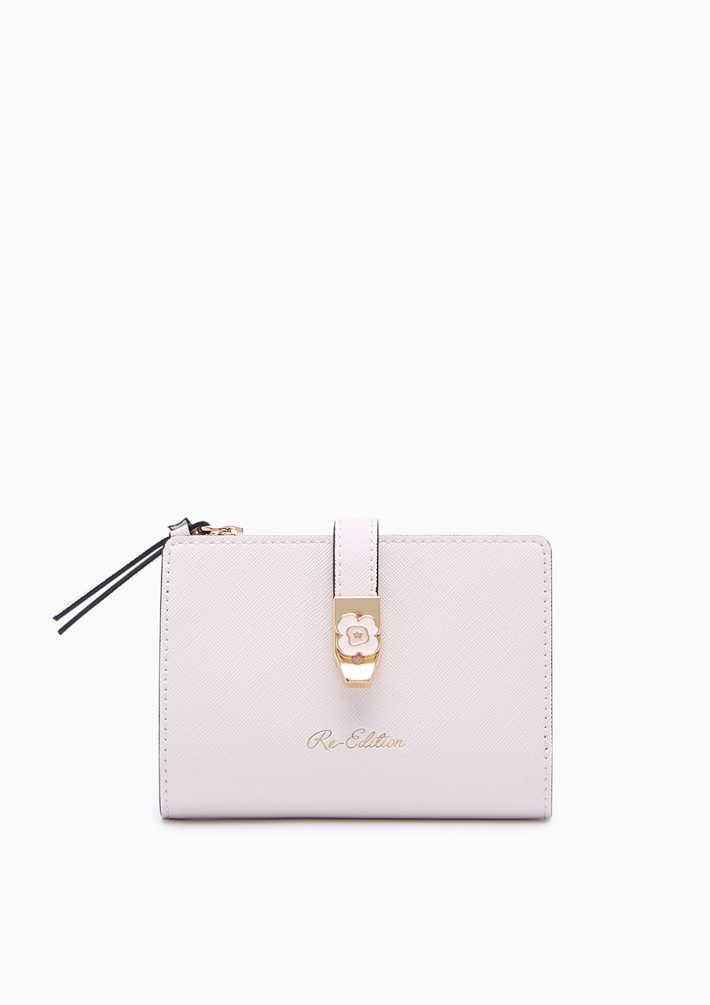 Poppy Card  Short Wallets - Ivory