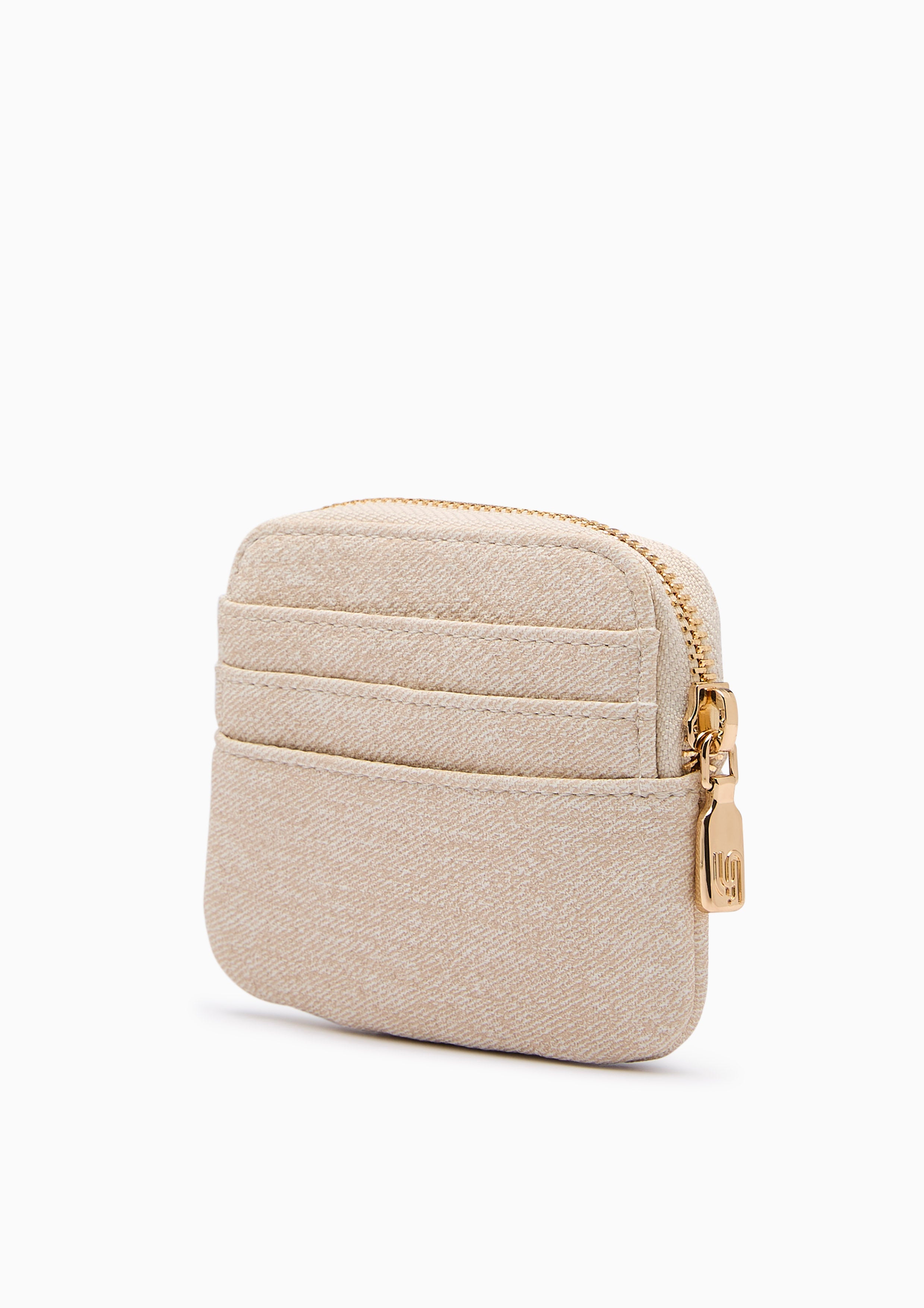 Eloise Zip Wallet Short Wallet - Light Beige