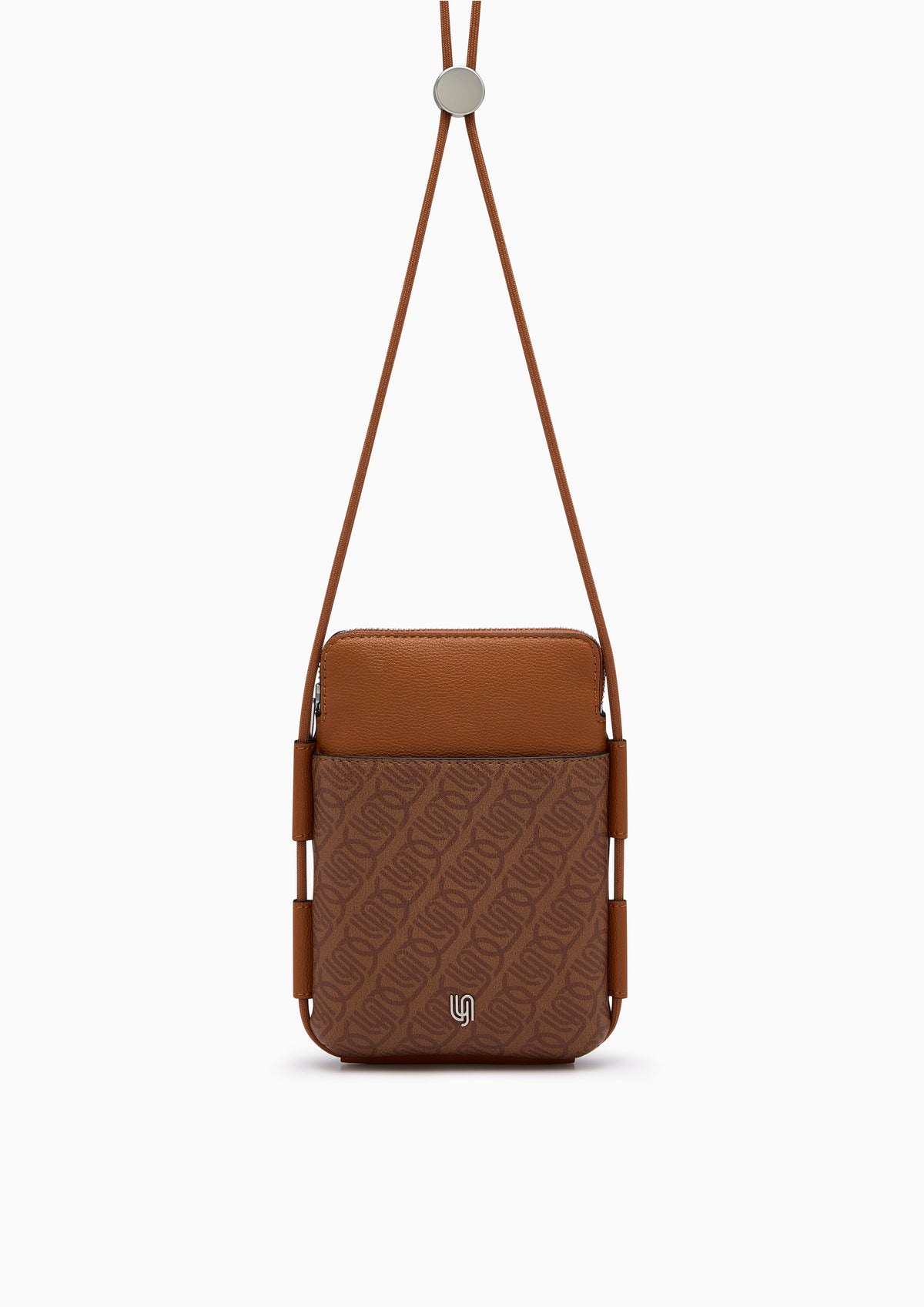 Tyler Infinite Phone  Crossbody Bag - Printed Tan