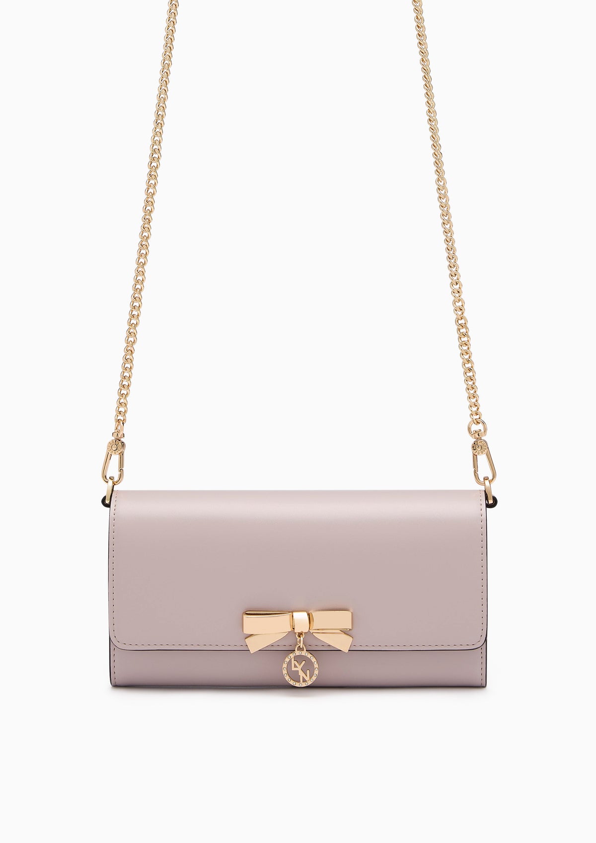 Brina Long  Wallet On Chain - Light Purple