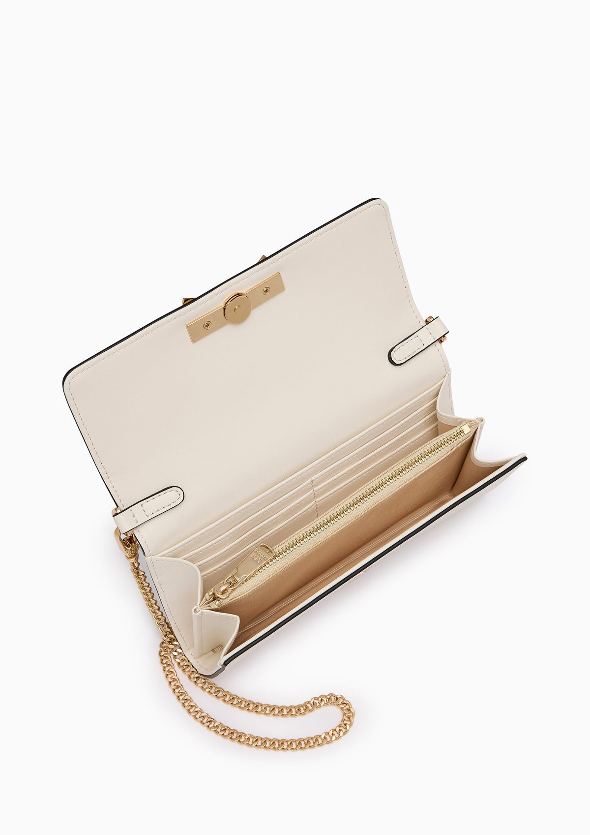 Brina Long  Wallet On Chain - Ivory