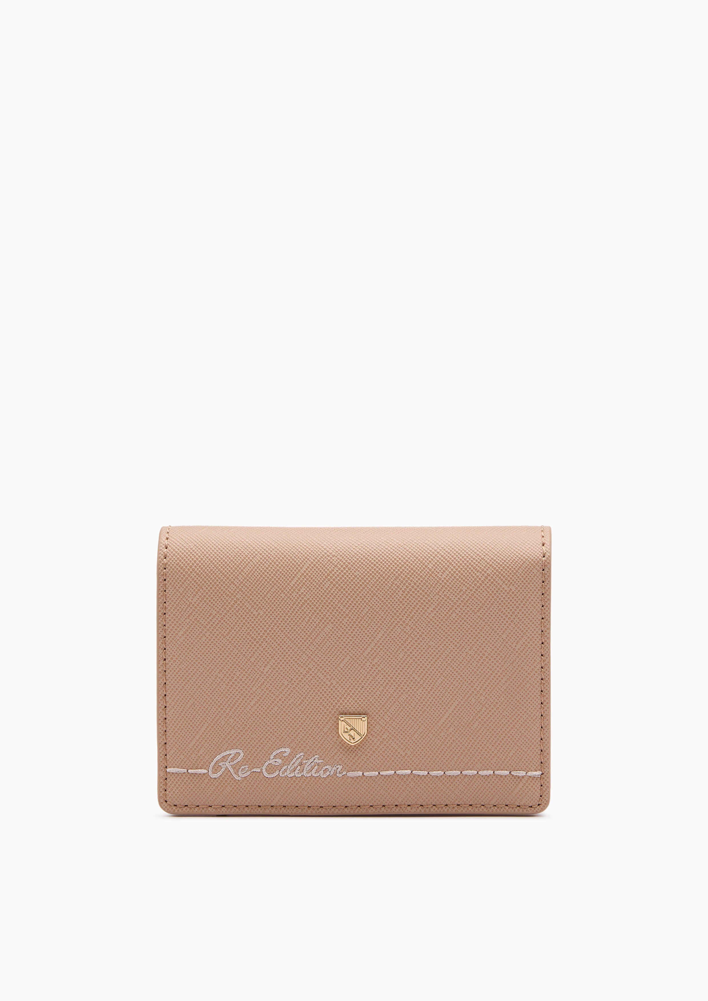 Re-Edit Lynna Card  Wallet - Light Beige