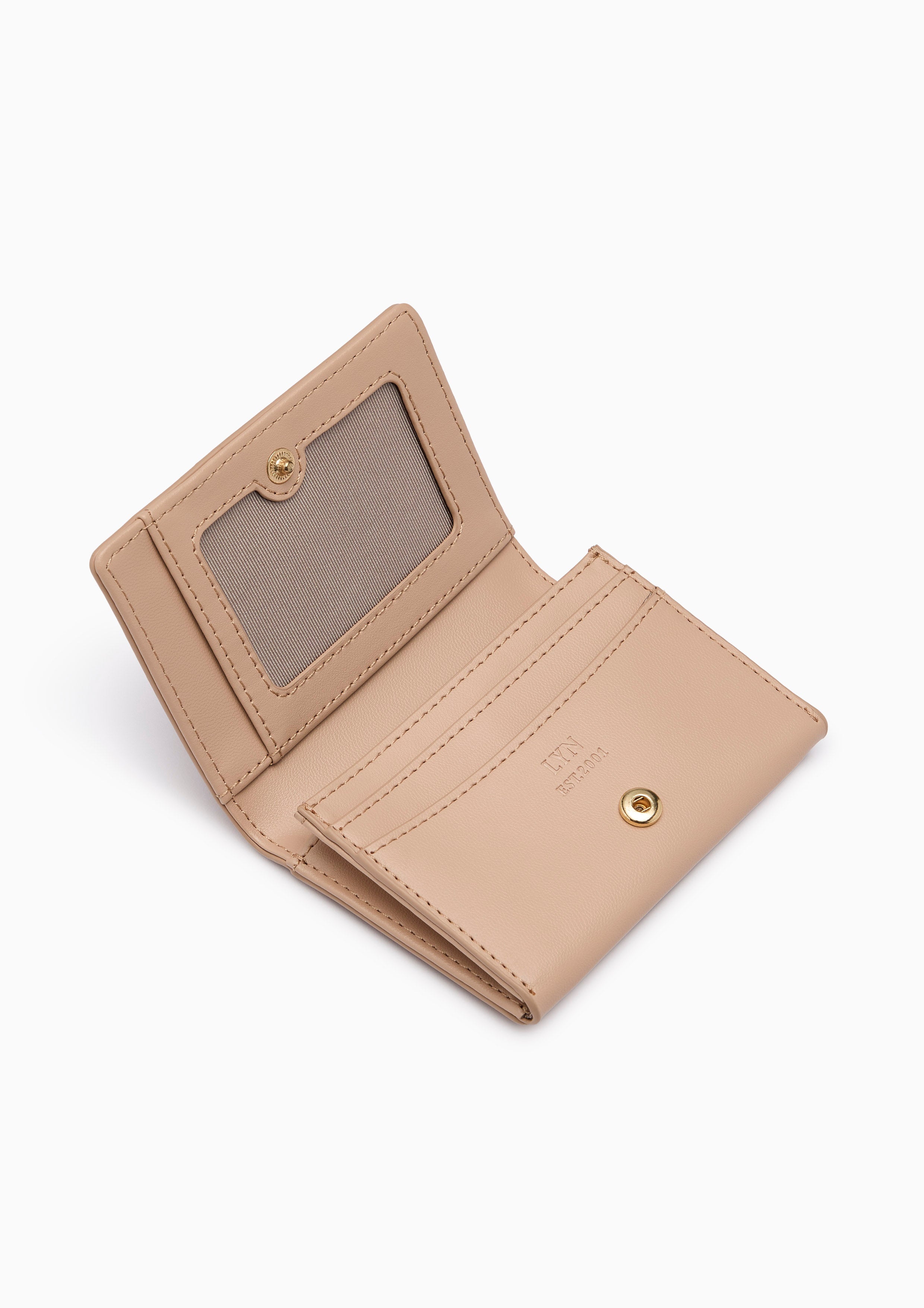 Re-Edit Lynna Card  Wallet - Light Beige
