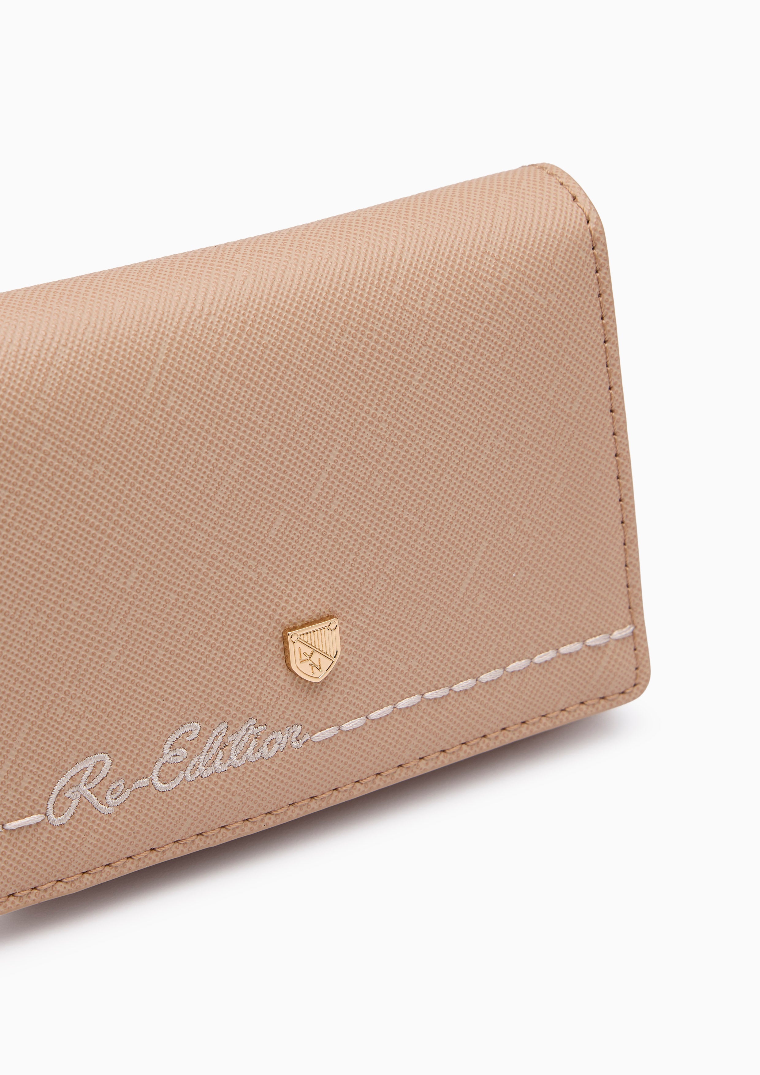 Re-Edit Lynna Card  Wallet - Light Beige