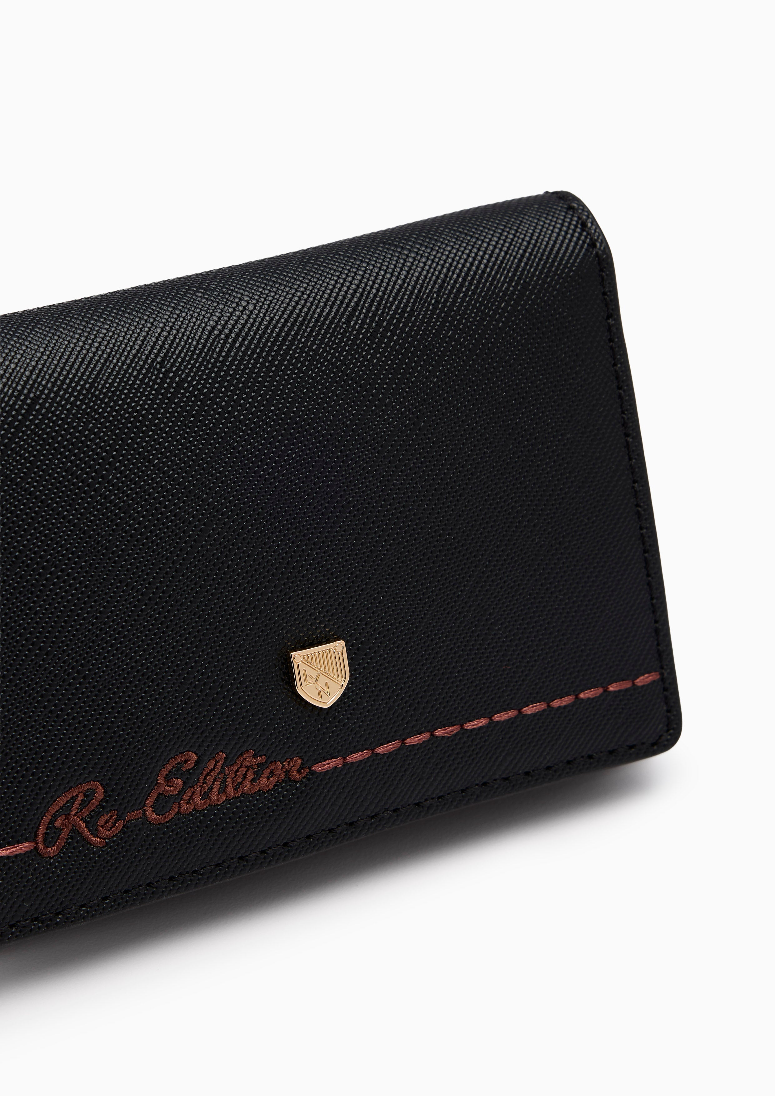 Re-Edit Lynna Card  Wallet - Black