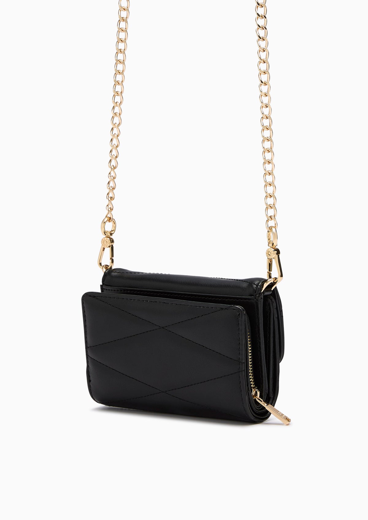 Arana Short  Wallet On Chain - Black
