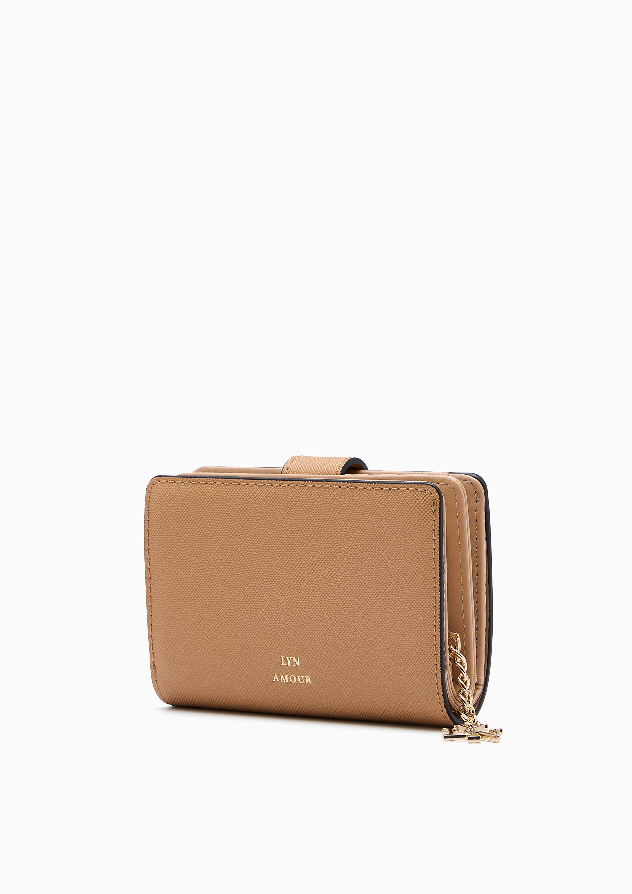 Lylana Snap Wallet - Dark Beige
