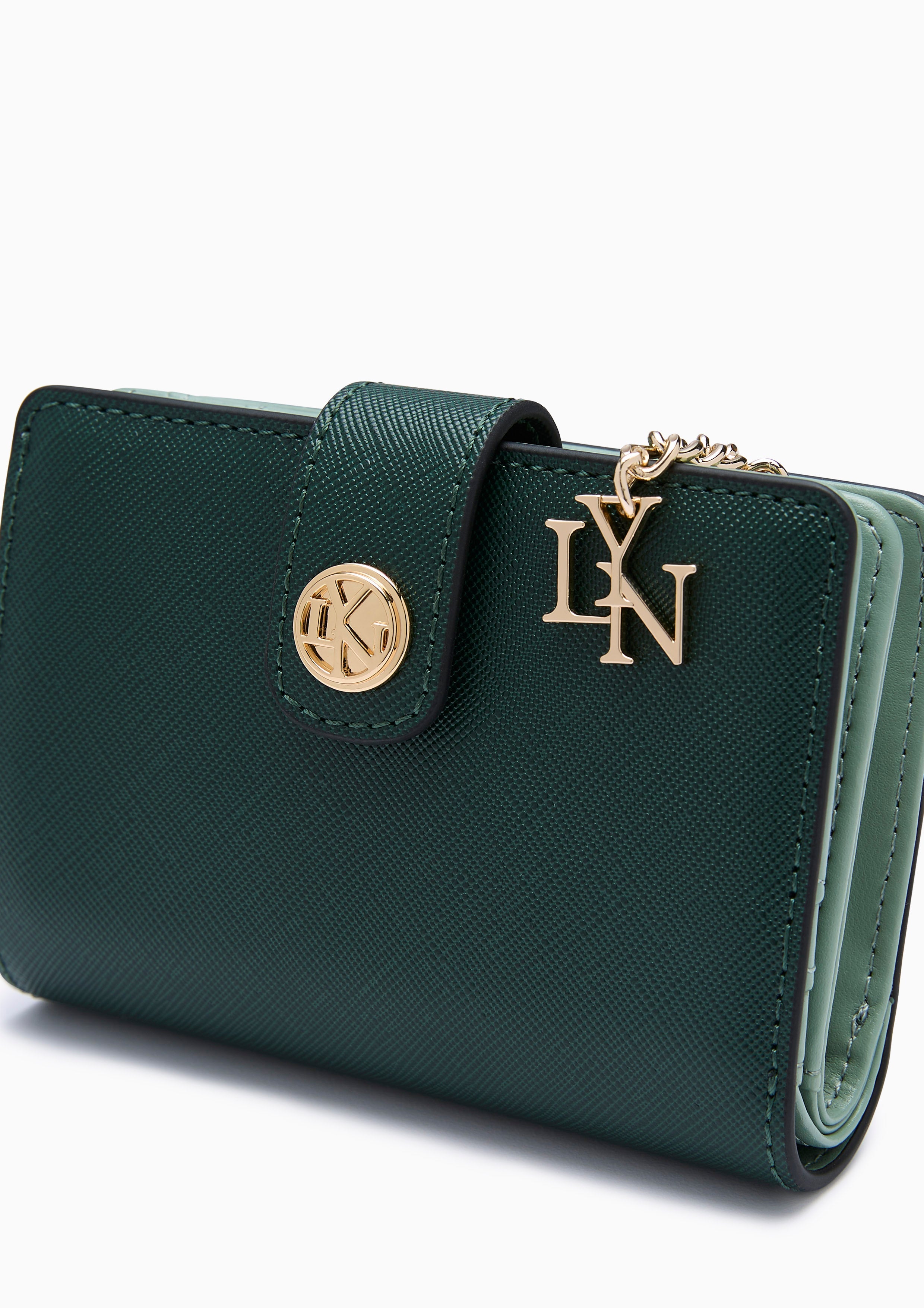 Lylana Snap Wallet - Dark Green