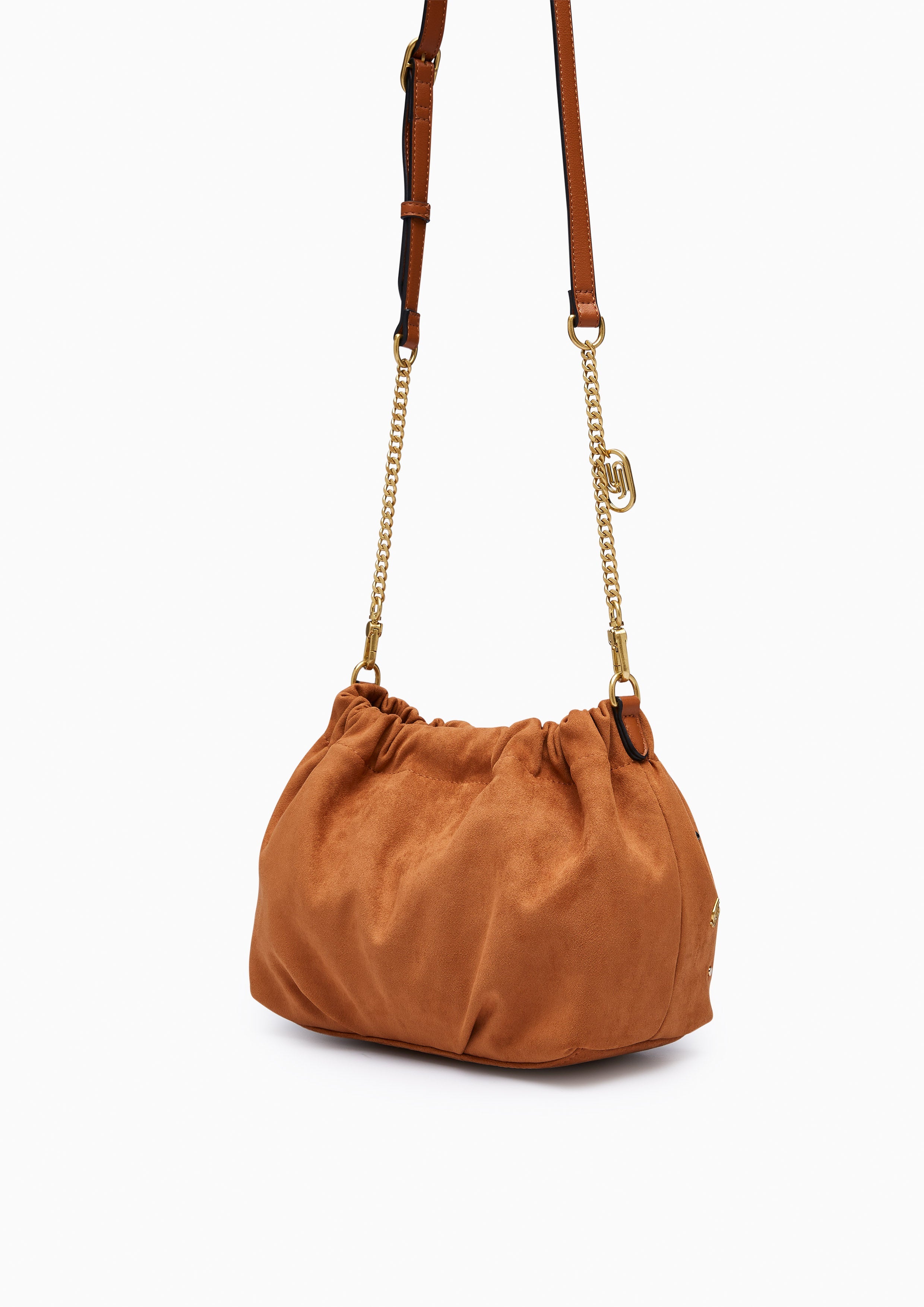 Mocha Infinite  Bucket Bag - Light Beige