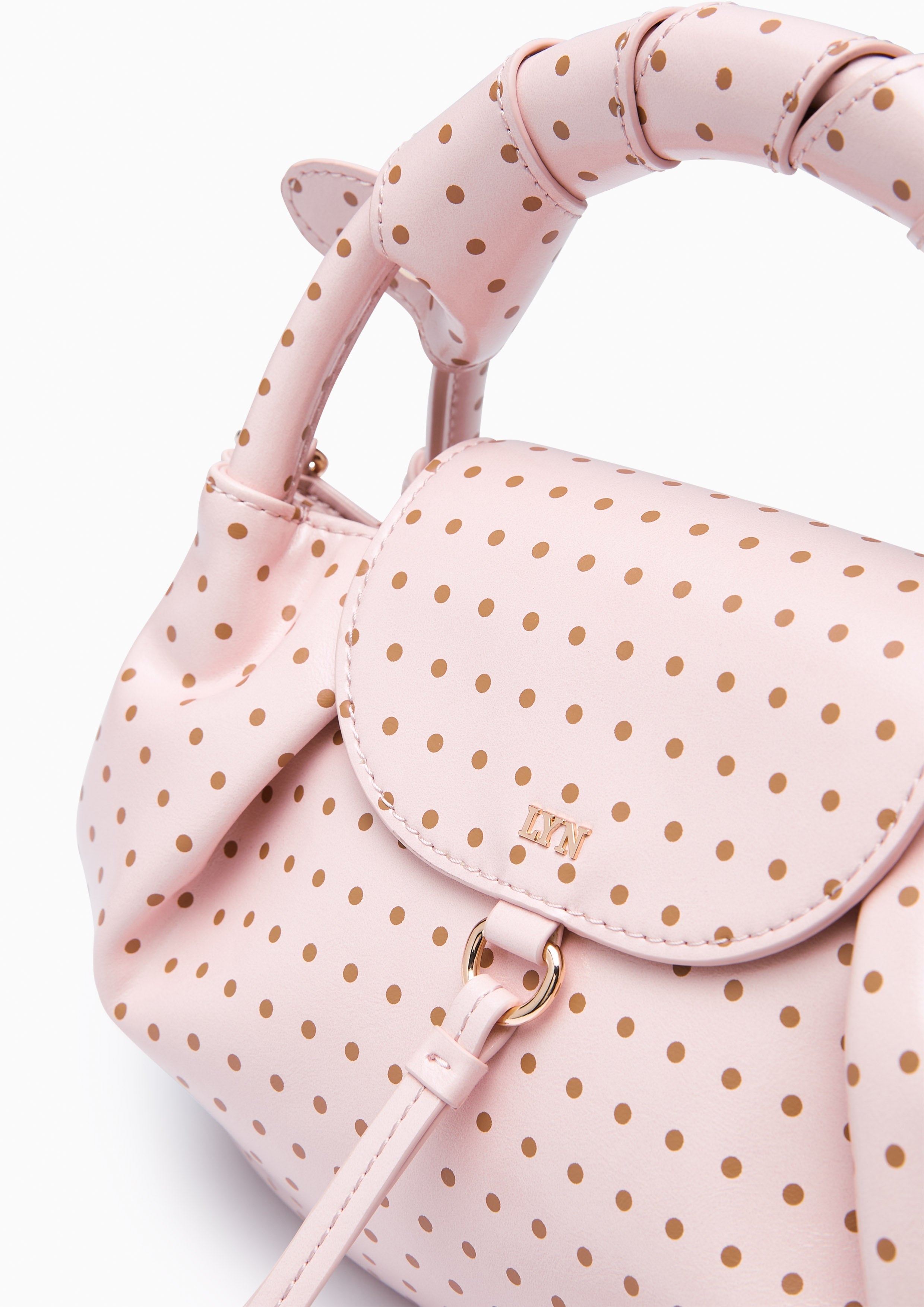 Pikkko Top Handle S Handbag - Printed Pink