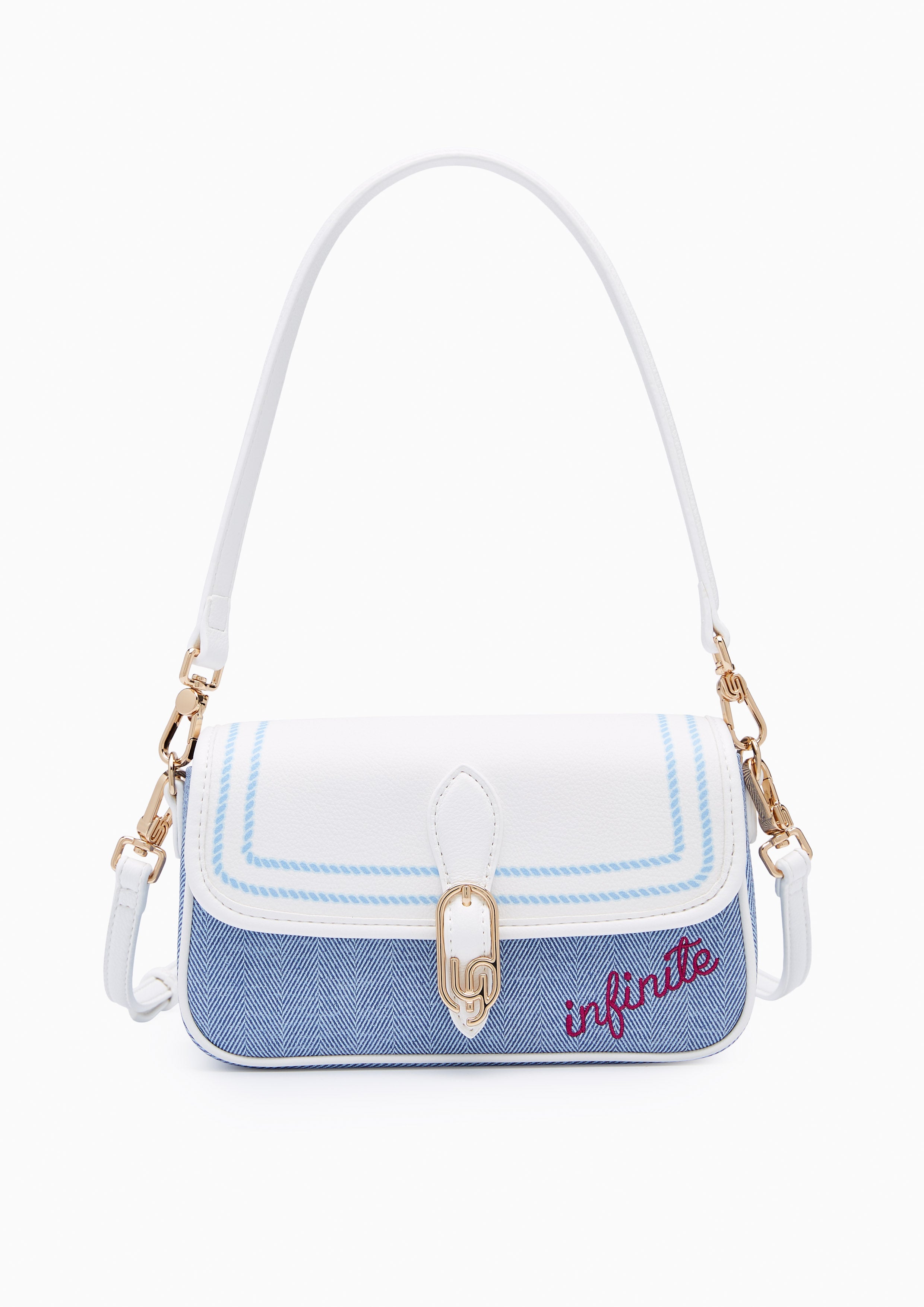 Perona Infinite Mini  Shoulder Bag - Blue Variation 2