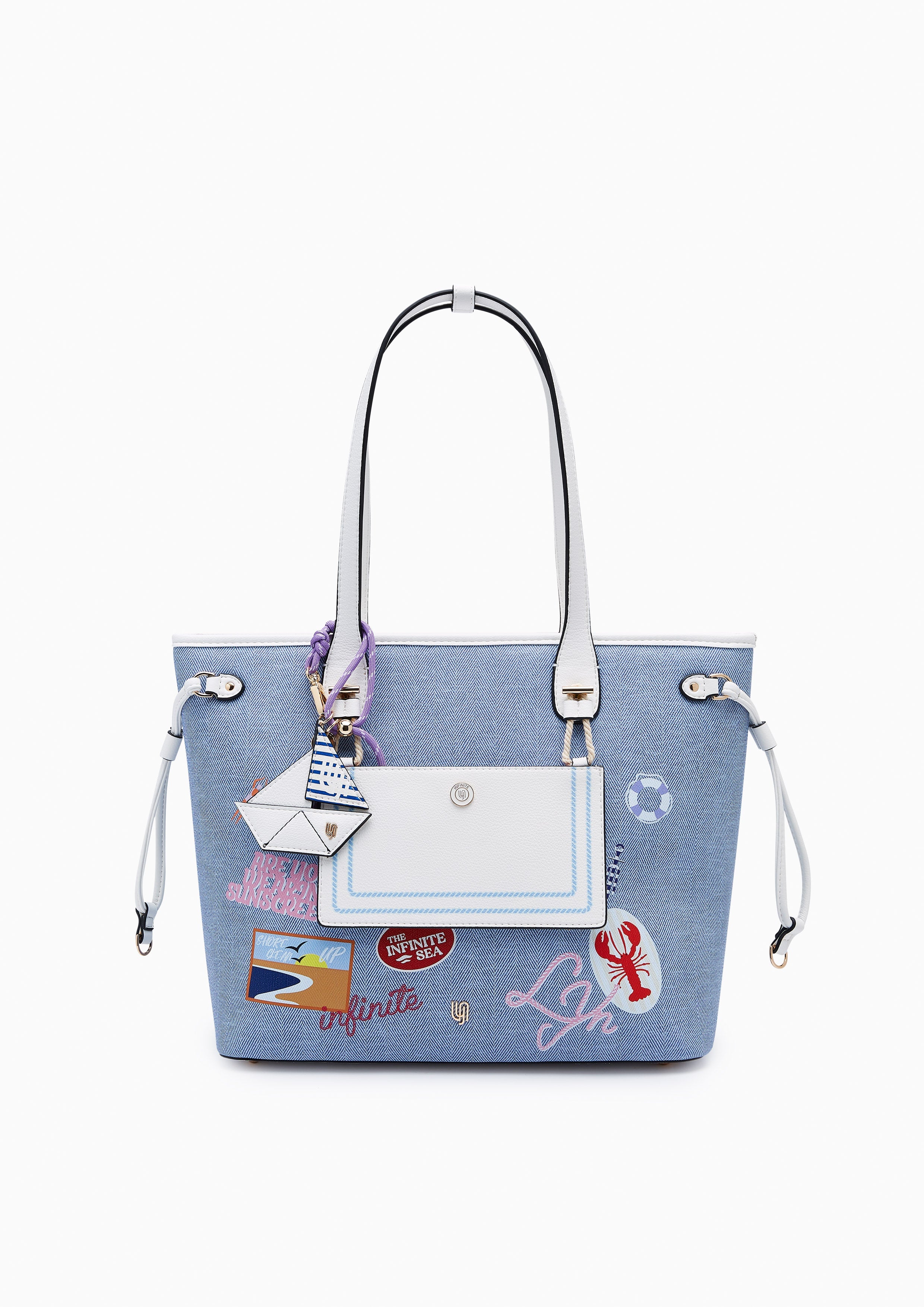 Perona Infinite M Tote Bag - Blue Variation 2