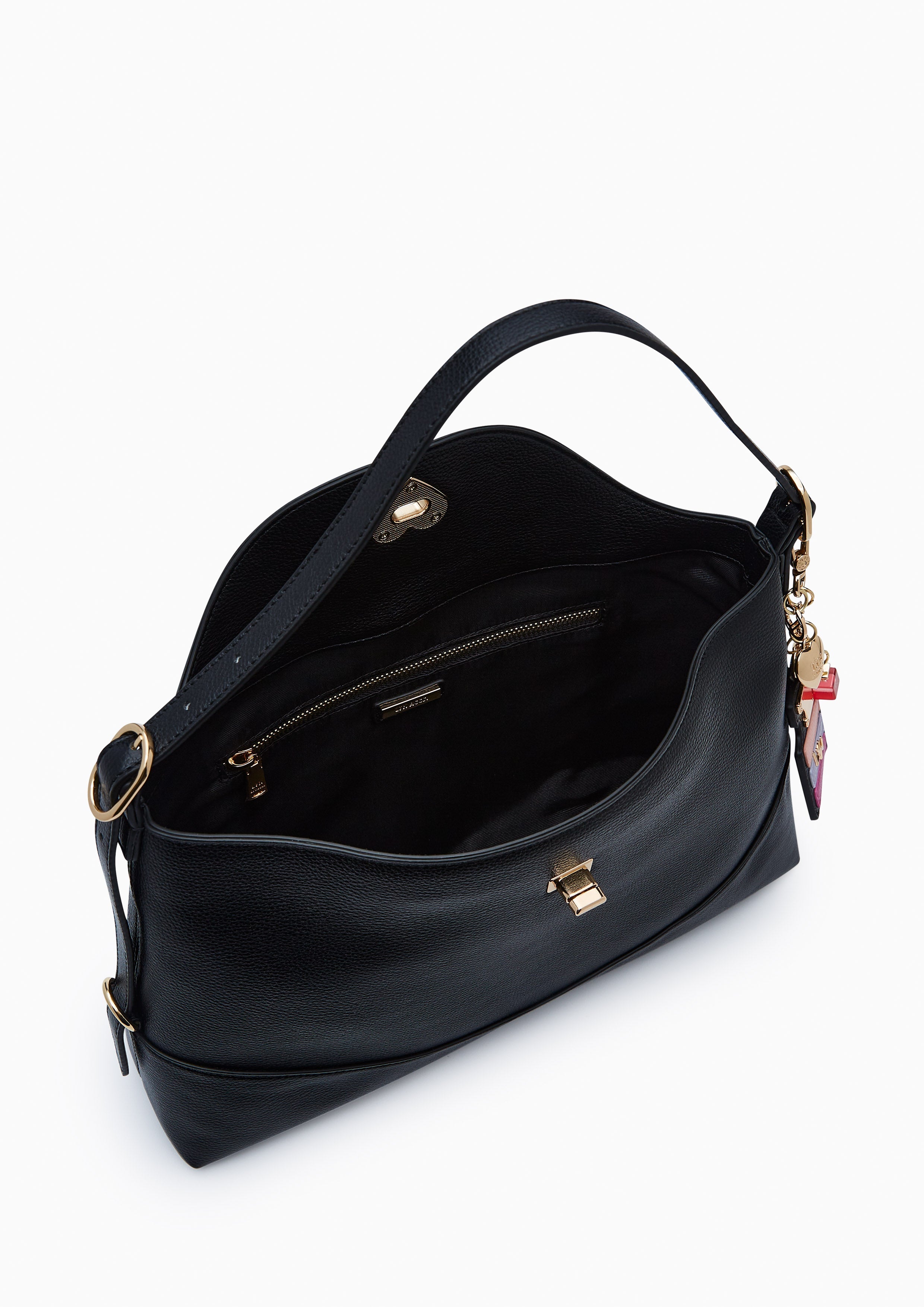 Harty Medium Shoulder Bag - Black