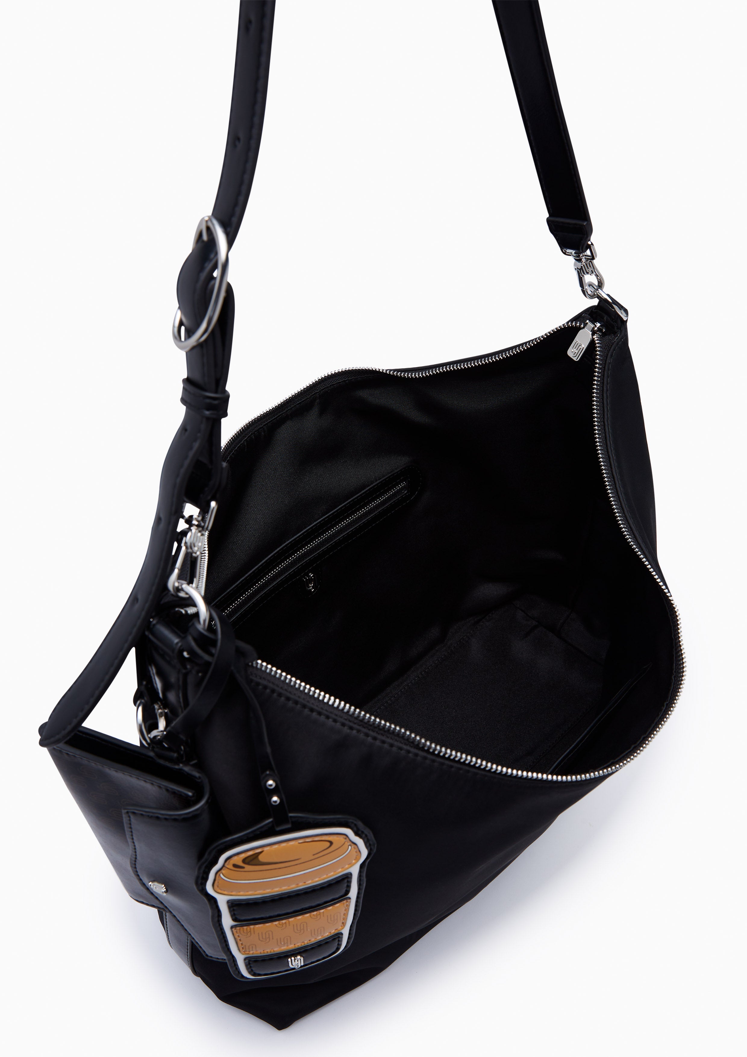 Bistro Infinite Hobo Shoulder Bag - Black
