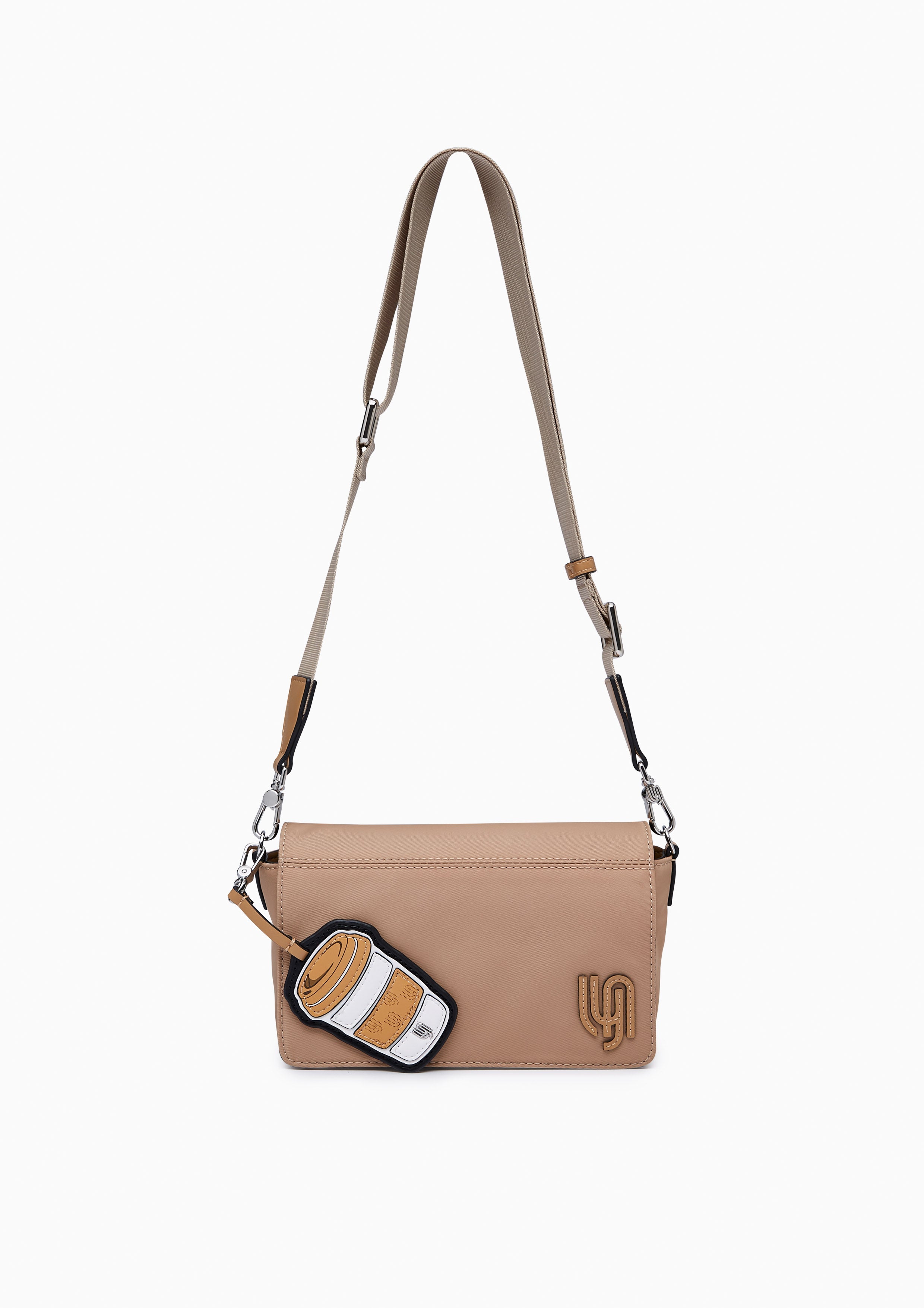 Bistro Infinite S Crossbody Bag - Dark Beige