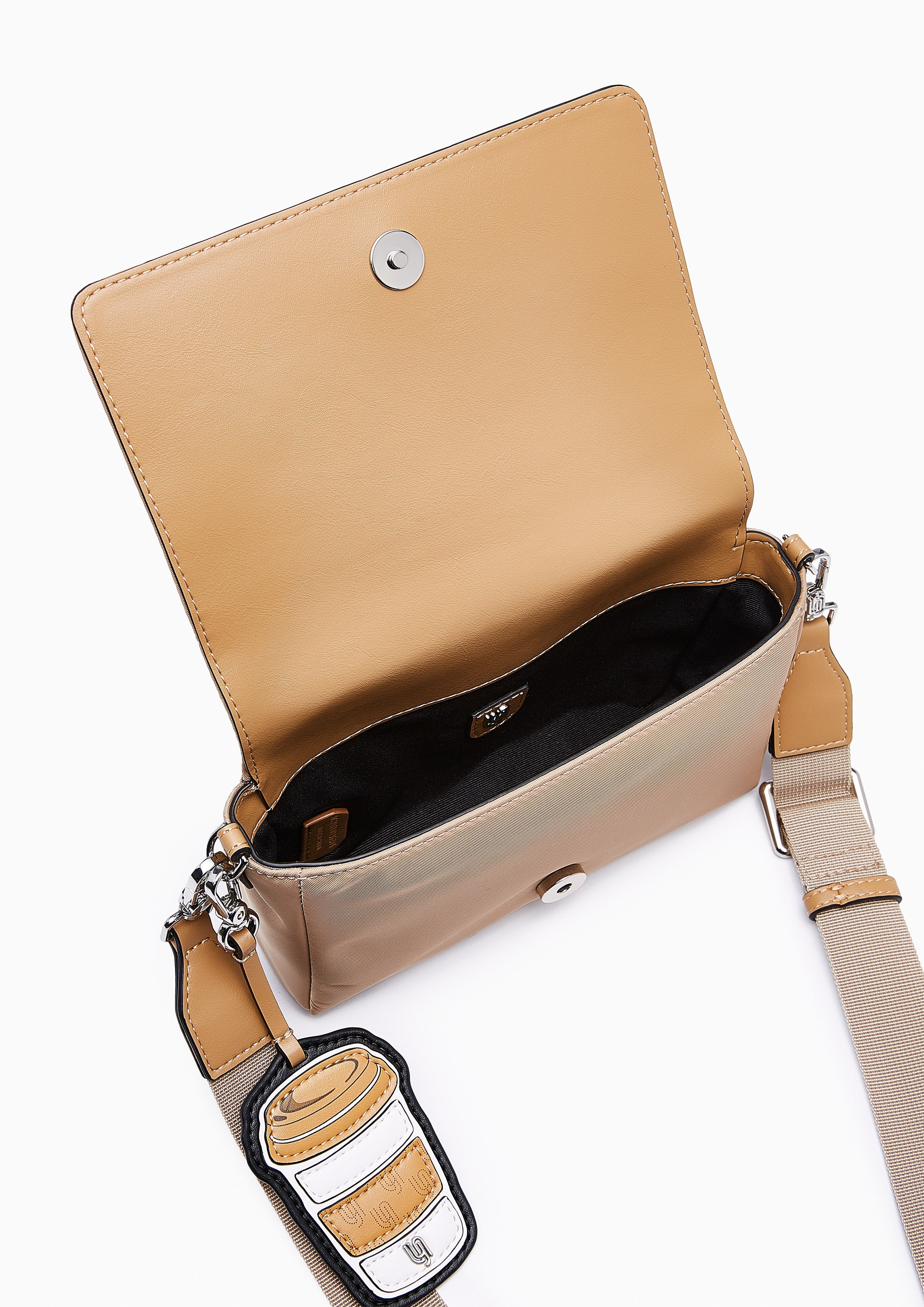 Bistro Infinite S Crossbody Bag - Dark Beige