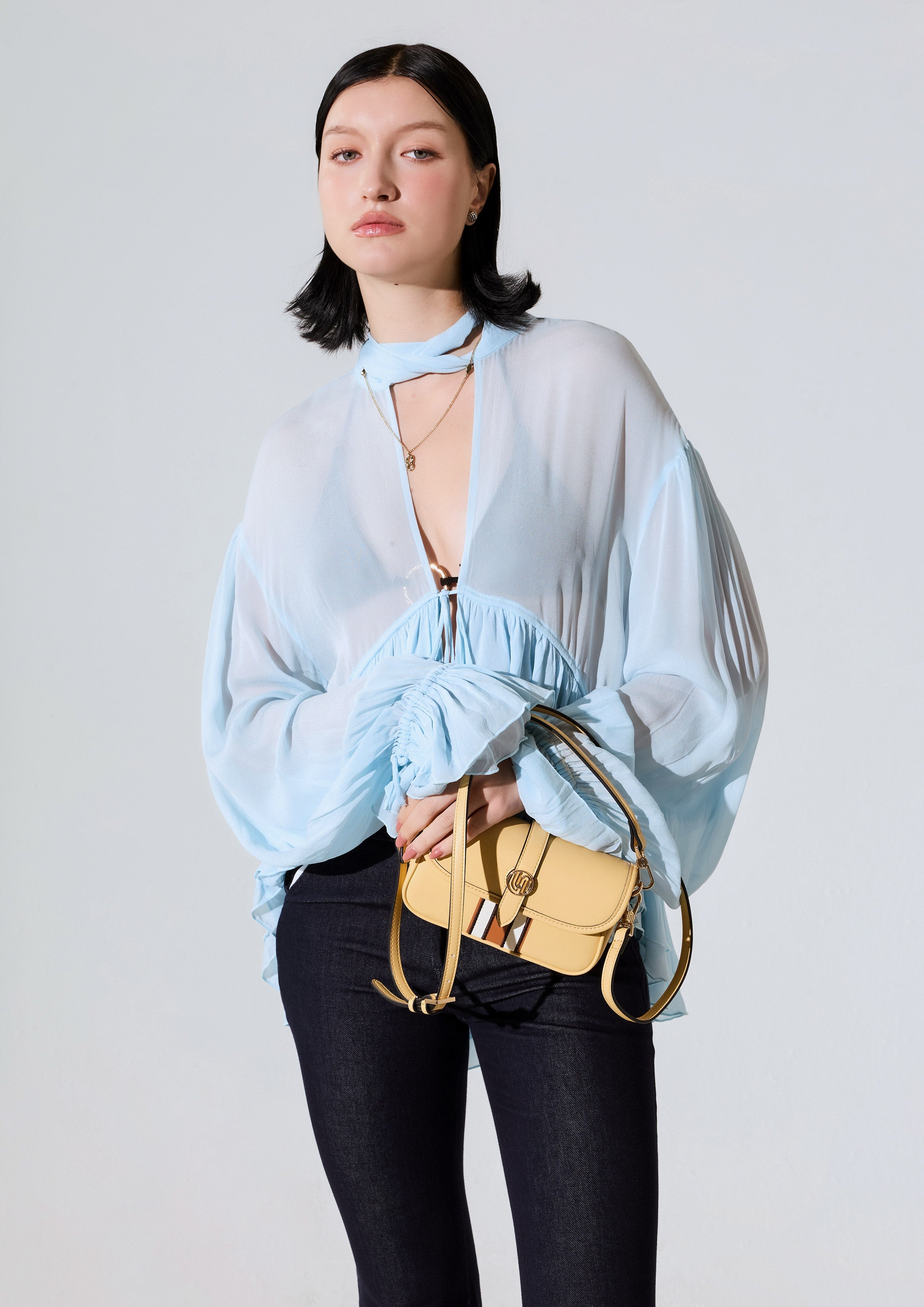 Matty Infinite Mini  Crossbody Bag - Yellow