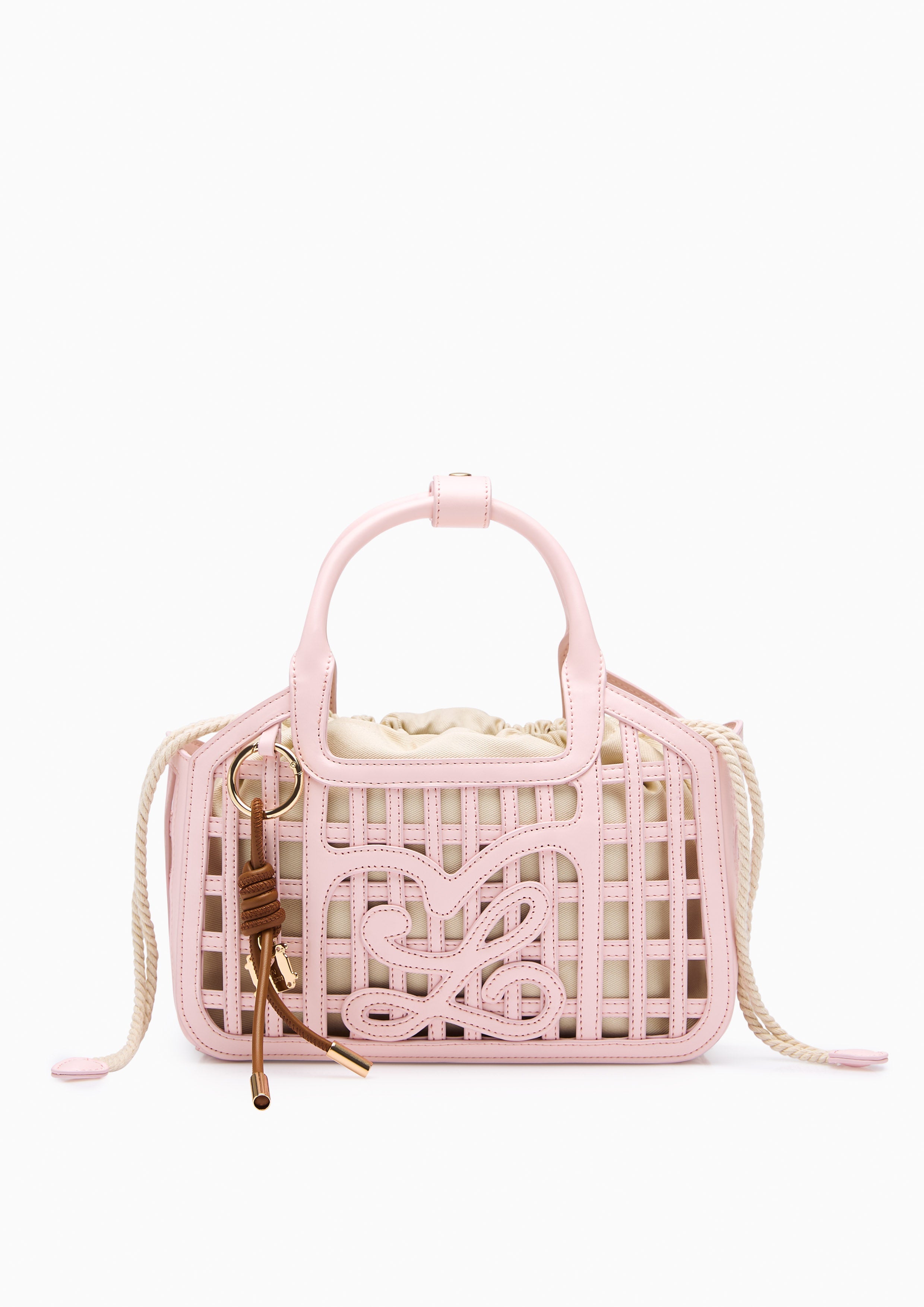 Sebae Handle Handbag - Pink