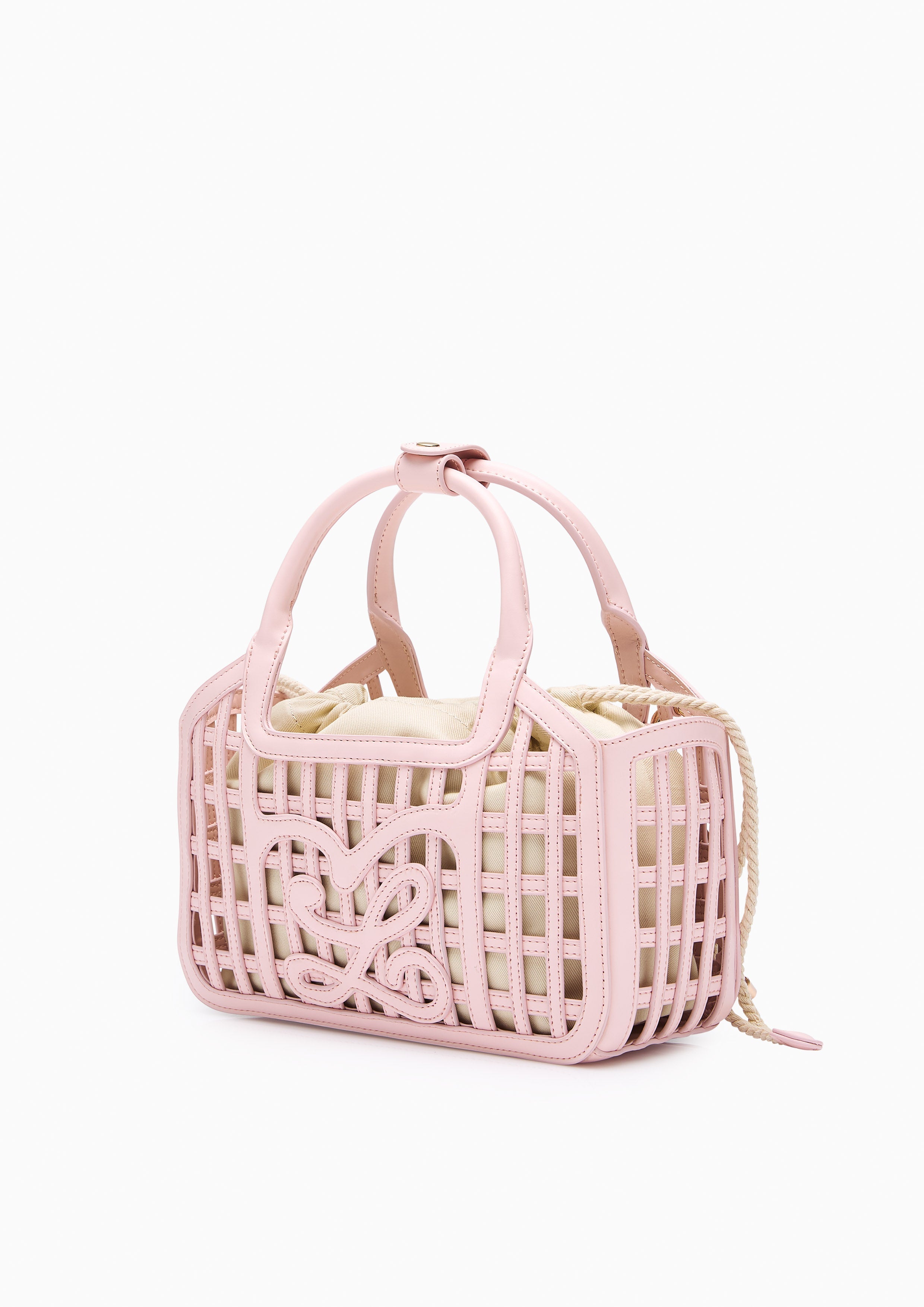 Sebae Handle Handbag - Pink