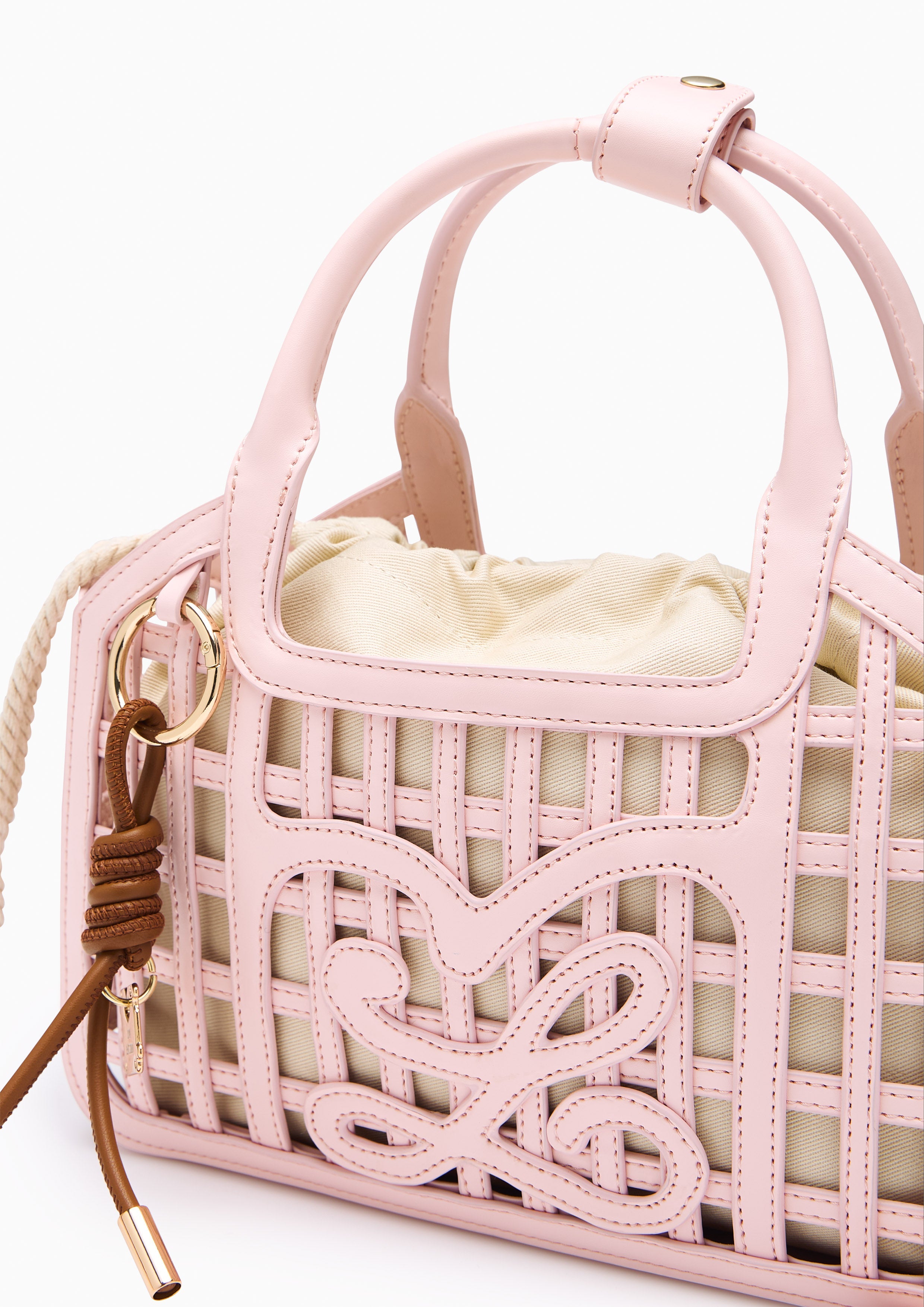 Sebae Handle Handbag - Pink