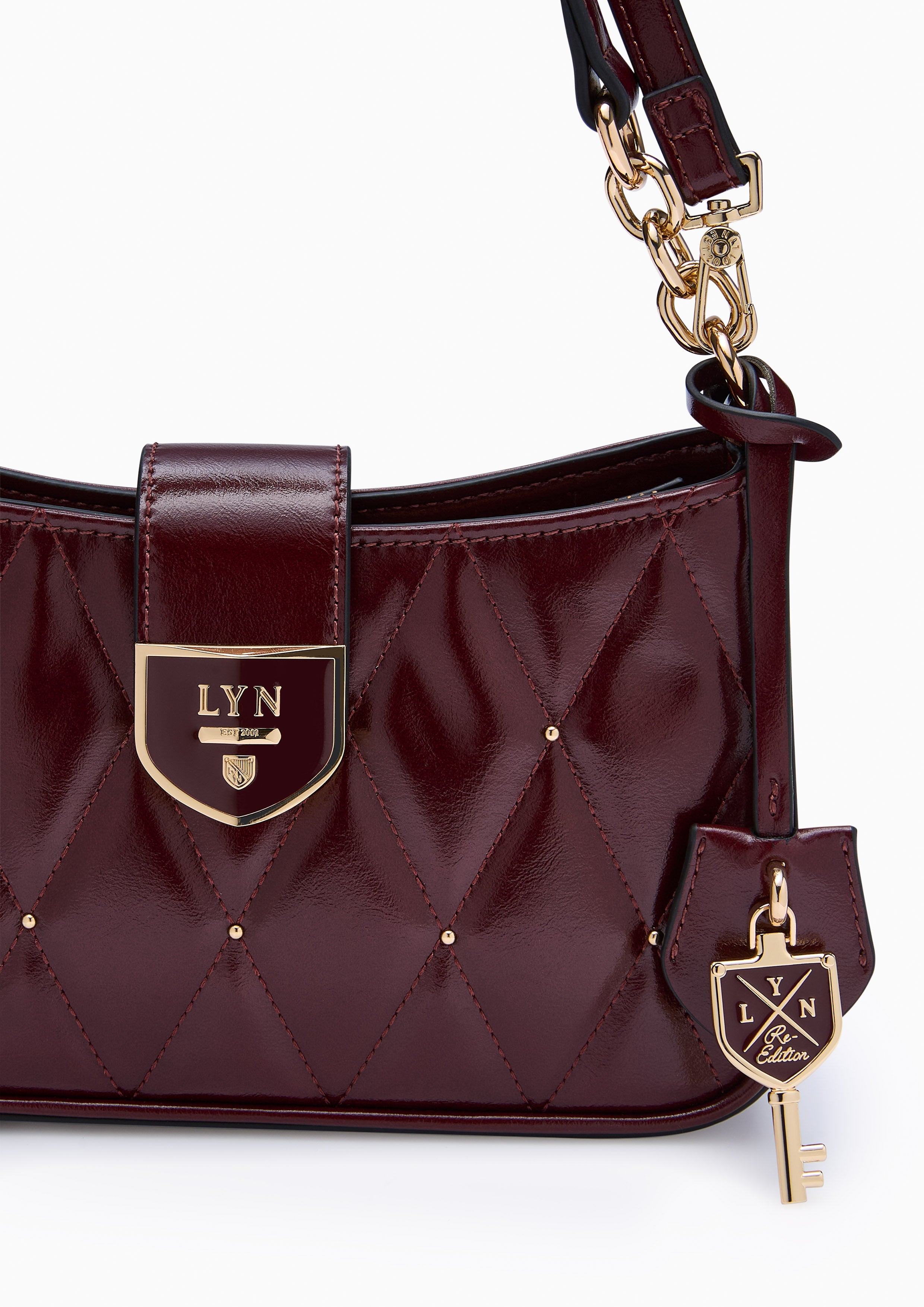 Hera Athella  S Shoulder Bag - Dark Red