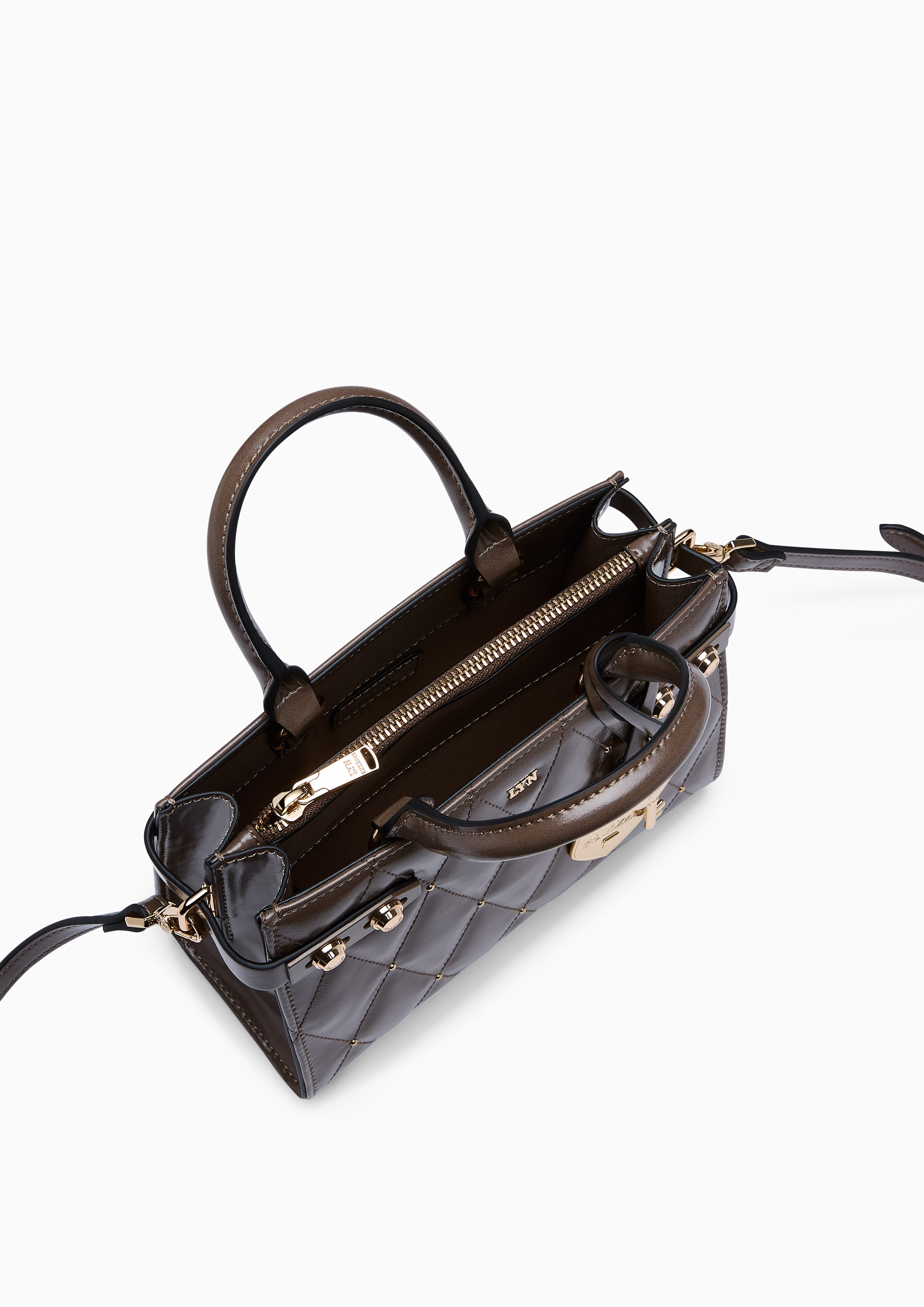 Hera Fineness Top Handle S Heels - Brown