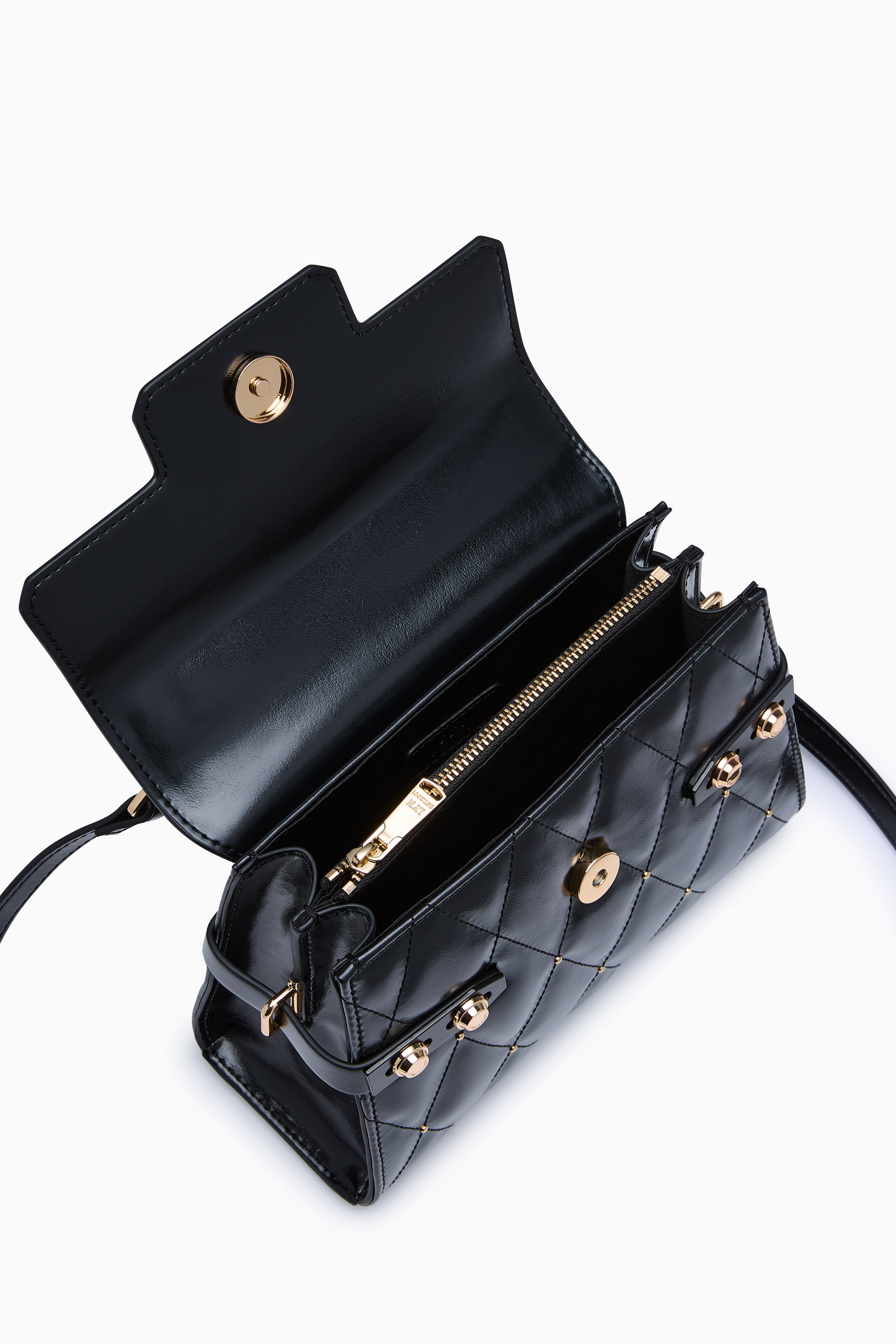Hera Fineness Flap  S Crossbody Bag - Black