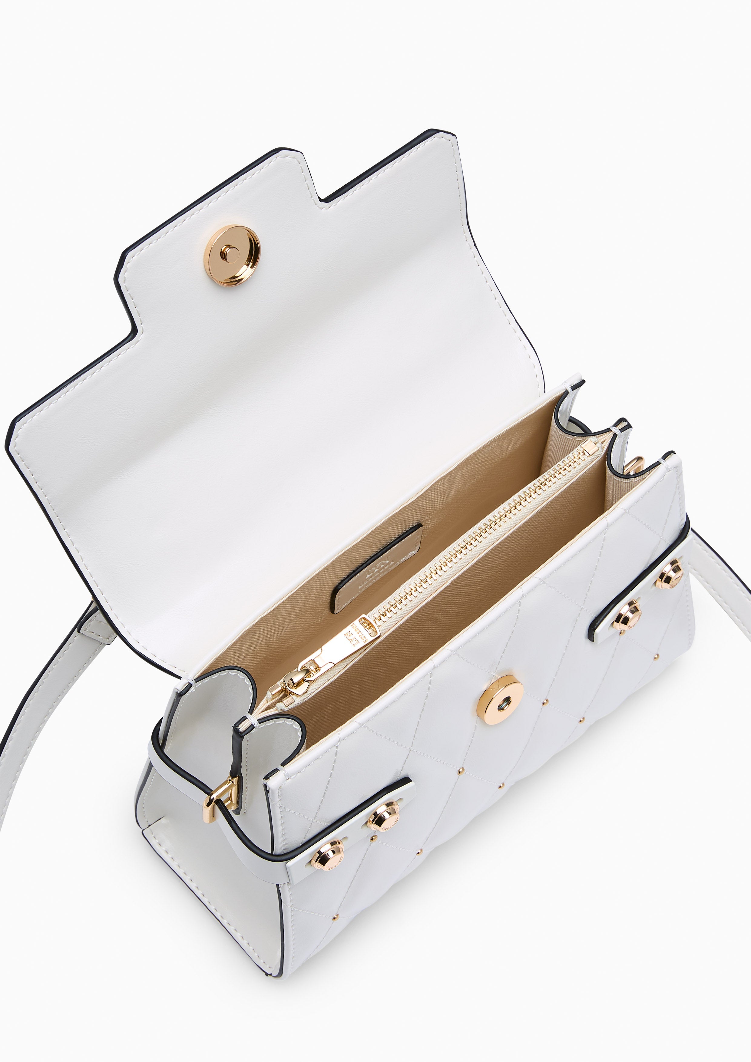 Hera Fineness Flap  S Crossbody Bag - Off-White