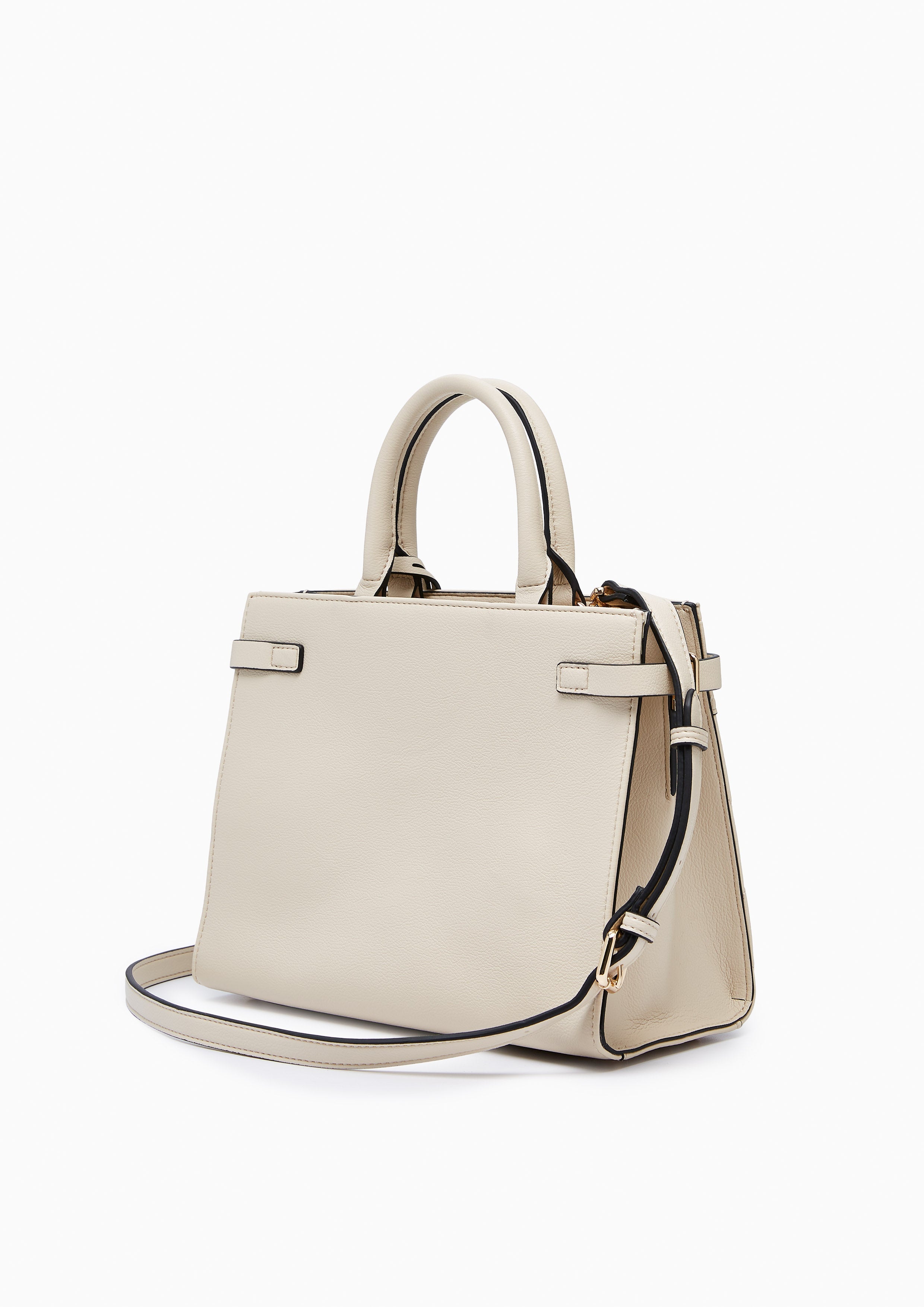 Hera Fineness Top Handle M Handbag - Light Beige