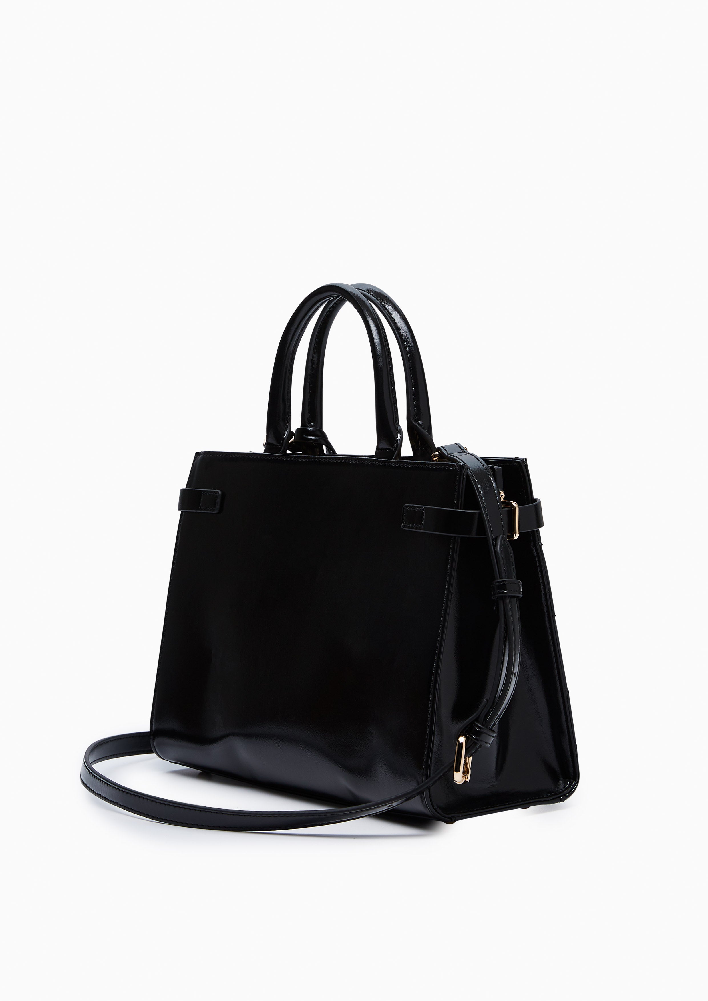Hera Fineness Top Handle M Handbag - Black