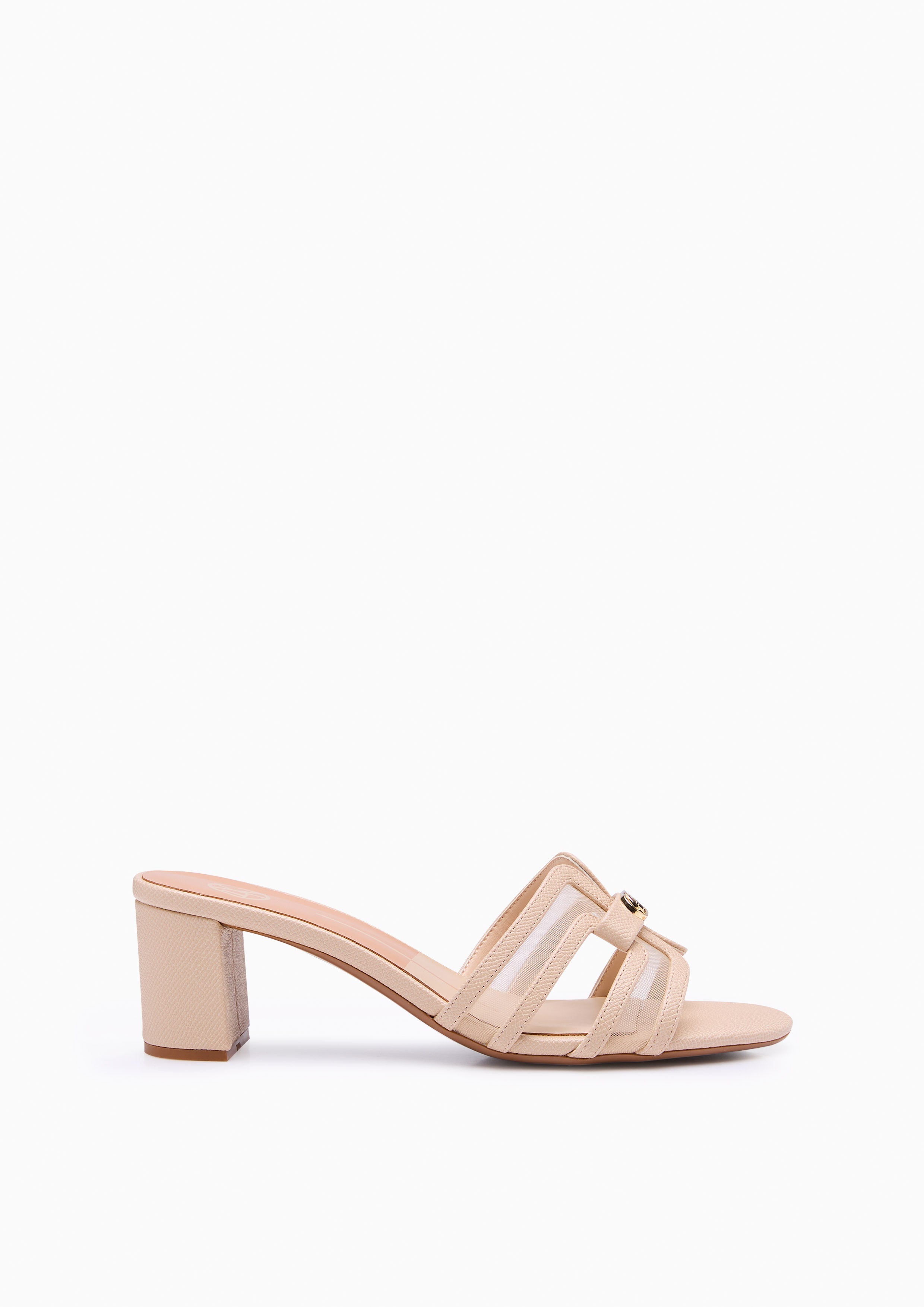 Hey Mid Sheer Heels - Nude