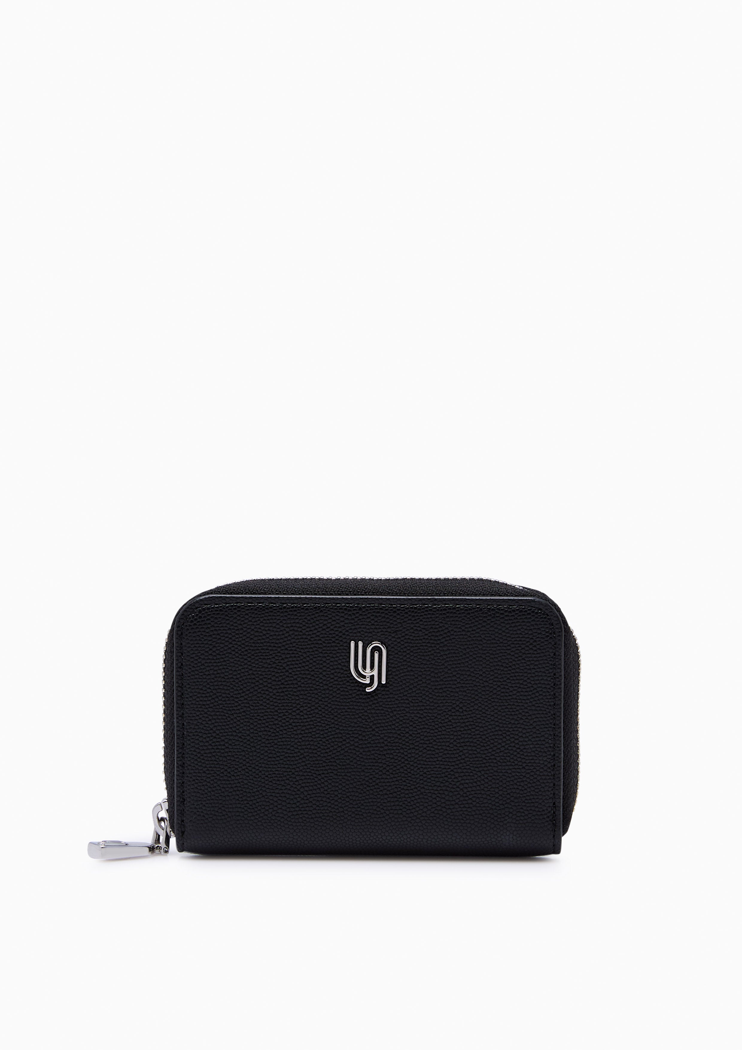 Cleona Infinite  Zip Short Wallet - Black