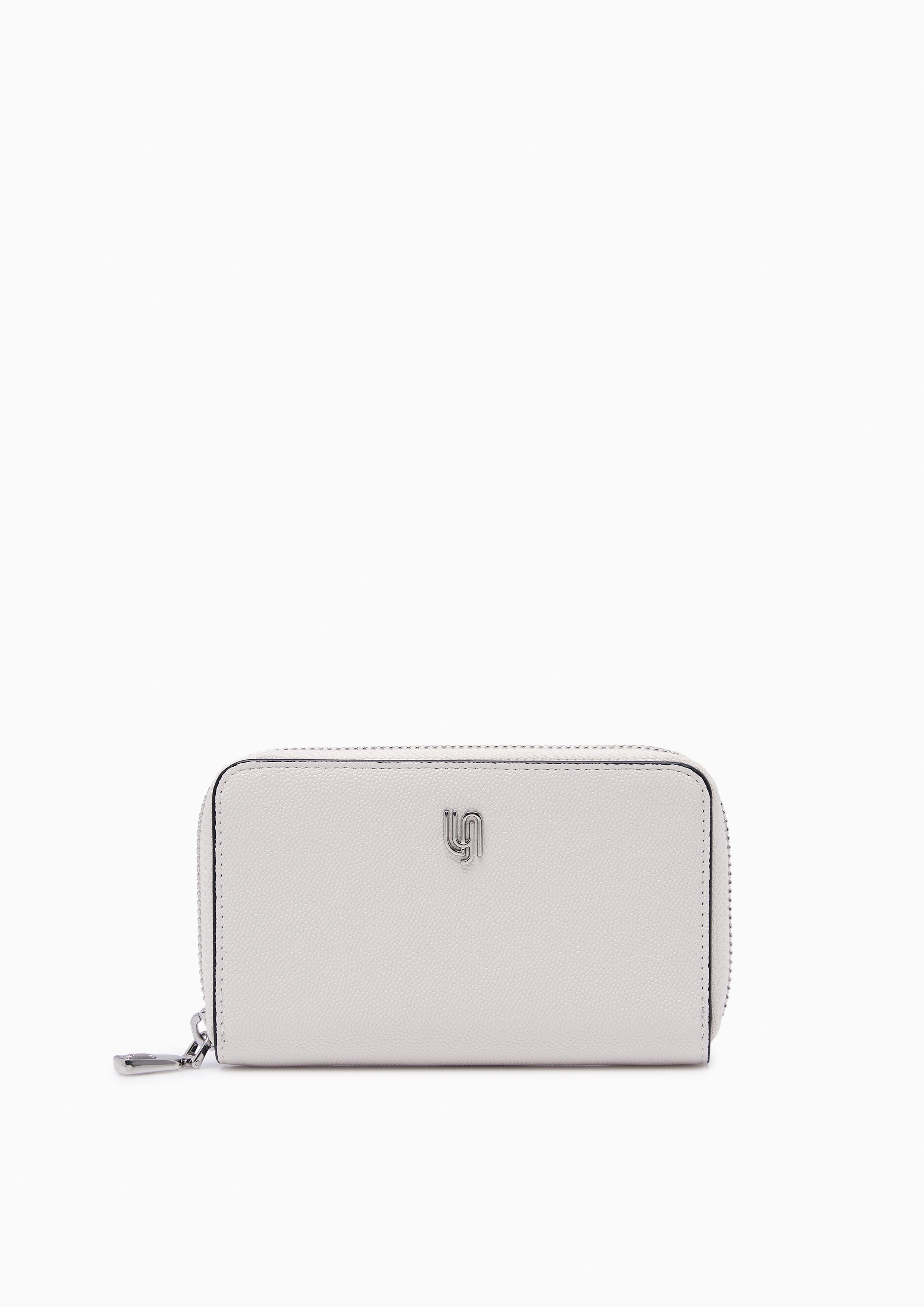 Cleona Infinite Zip  Long Wallet - White
