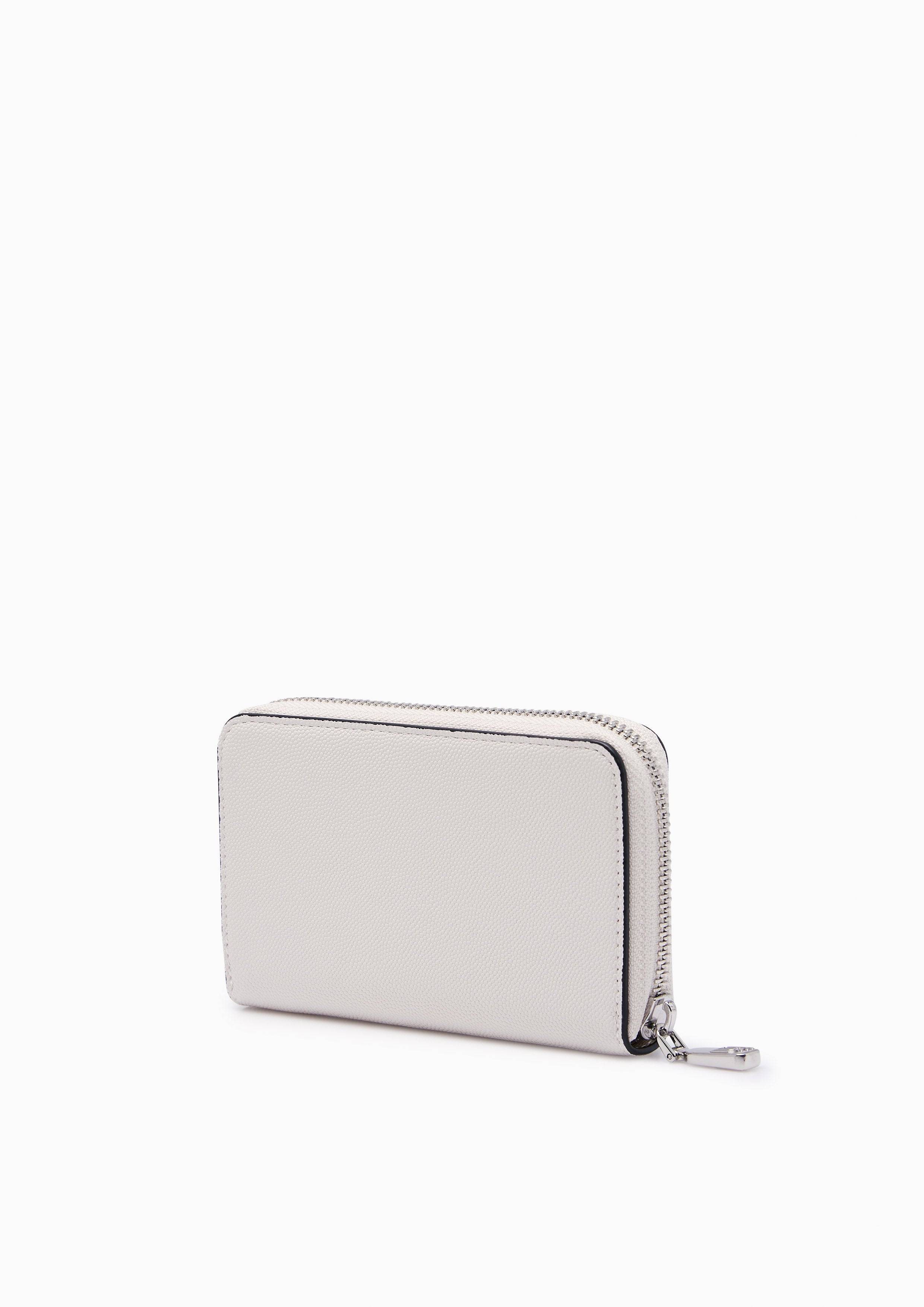 Cleona Infinite Zip  Long Wallet - White