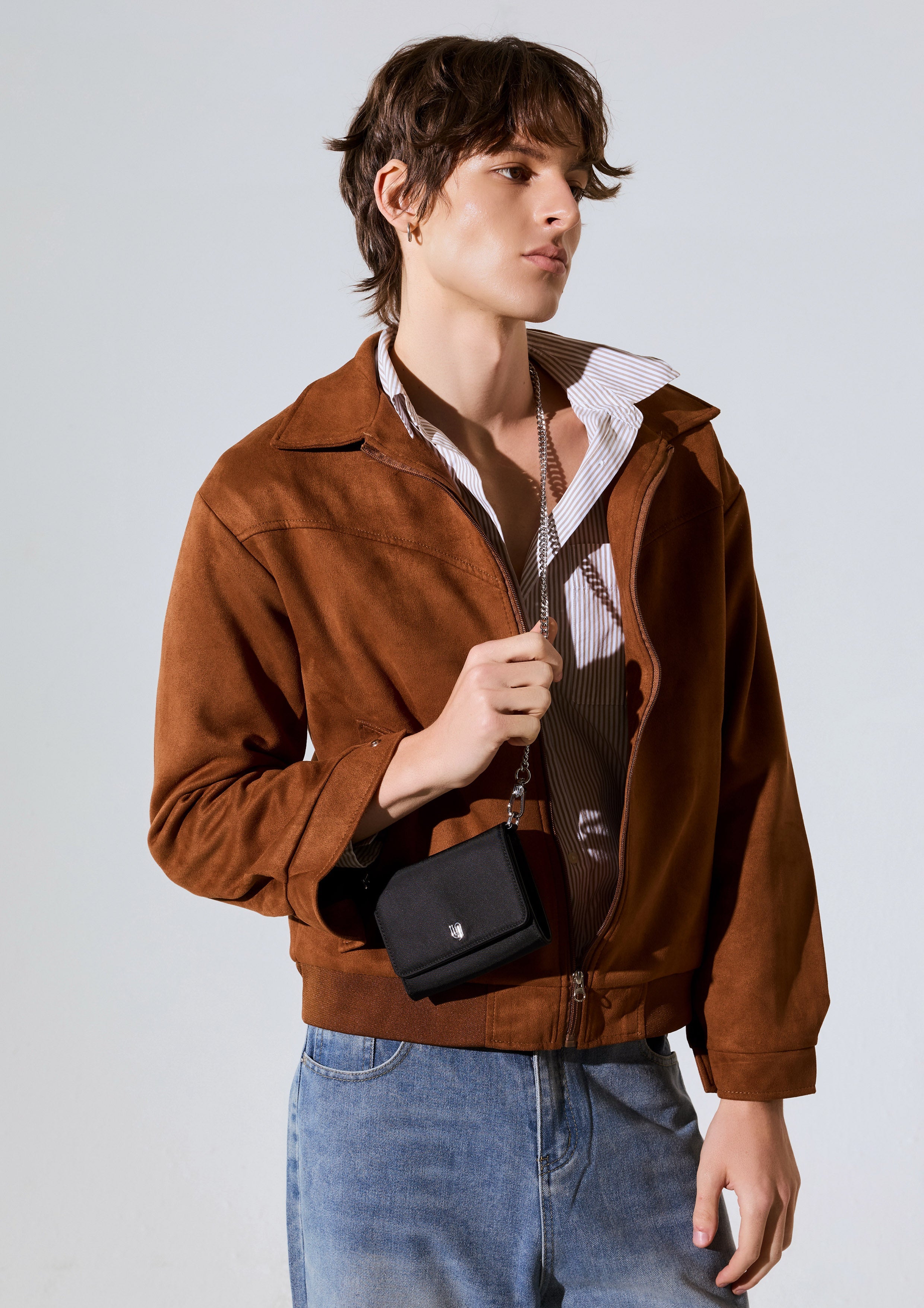 Bistro Infinite Short  Wallet On Chain - Black