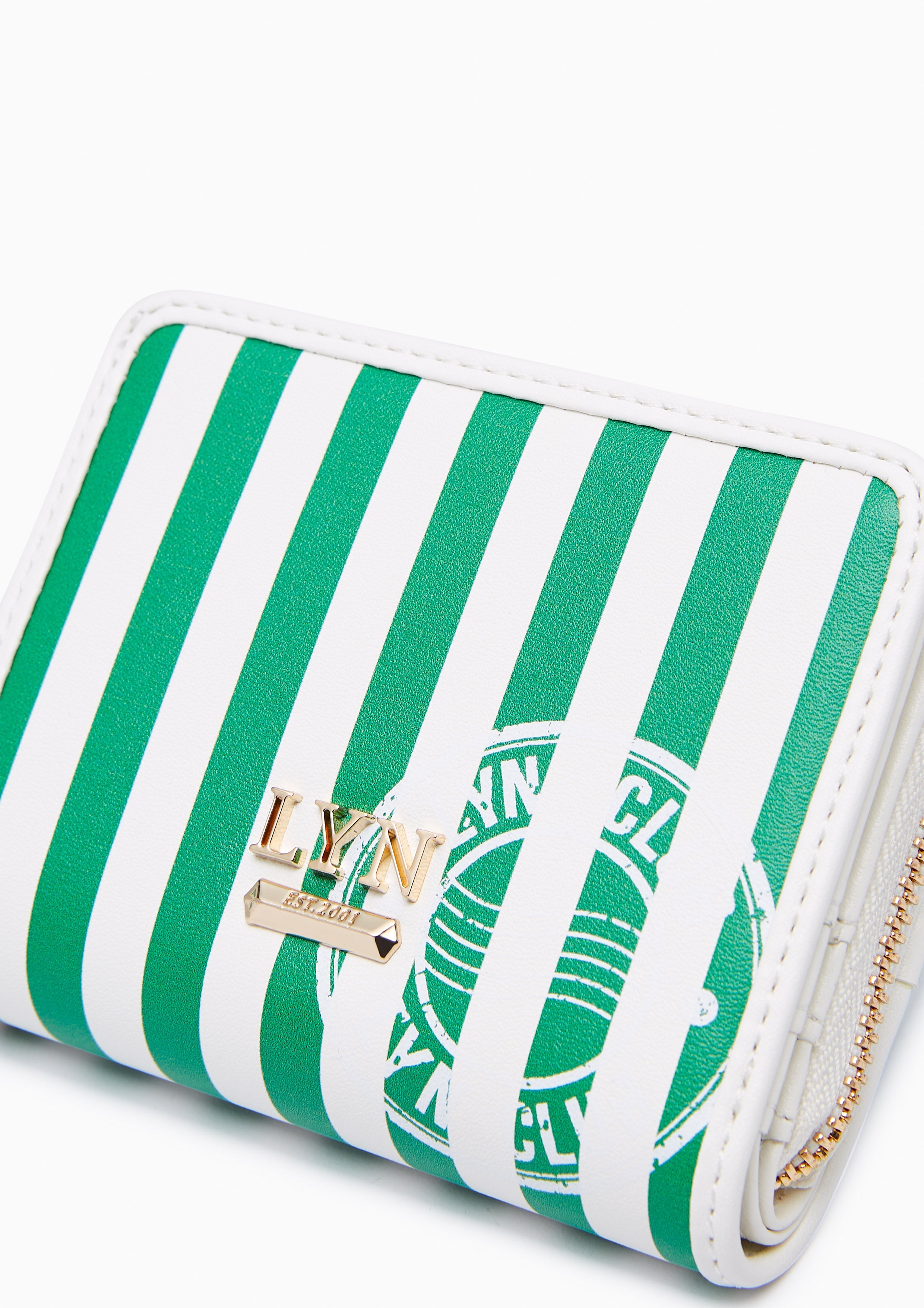 Wimble Short Wallet - Printed Green