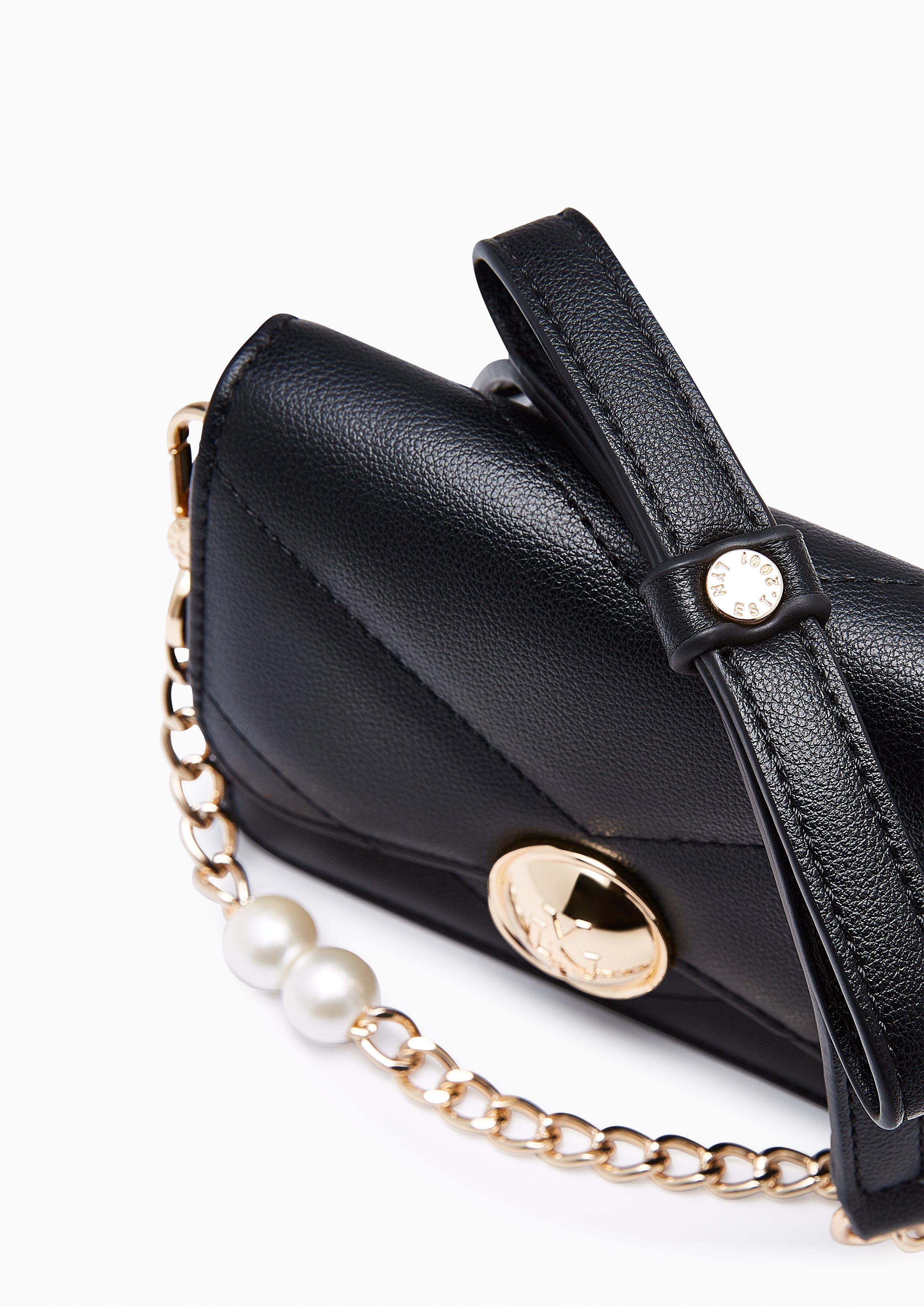 Jaydar Short Wallet On Chain - Black