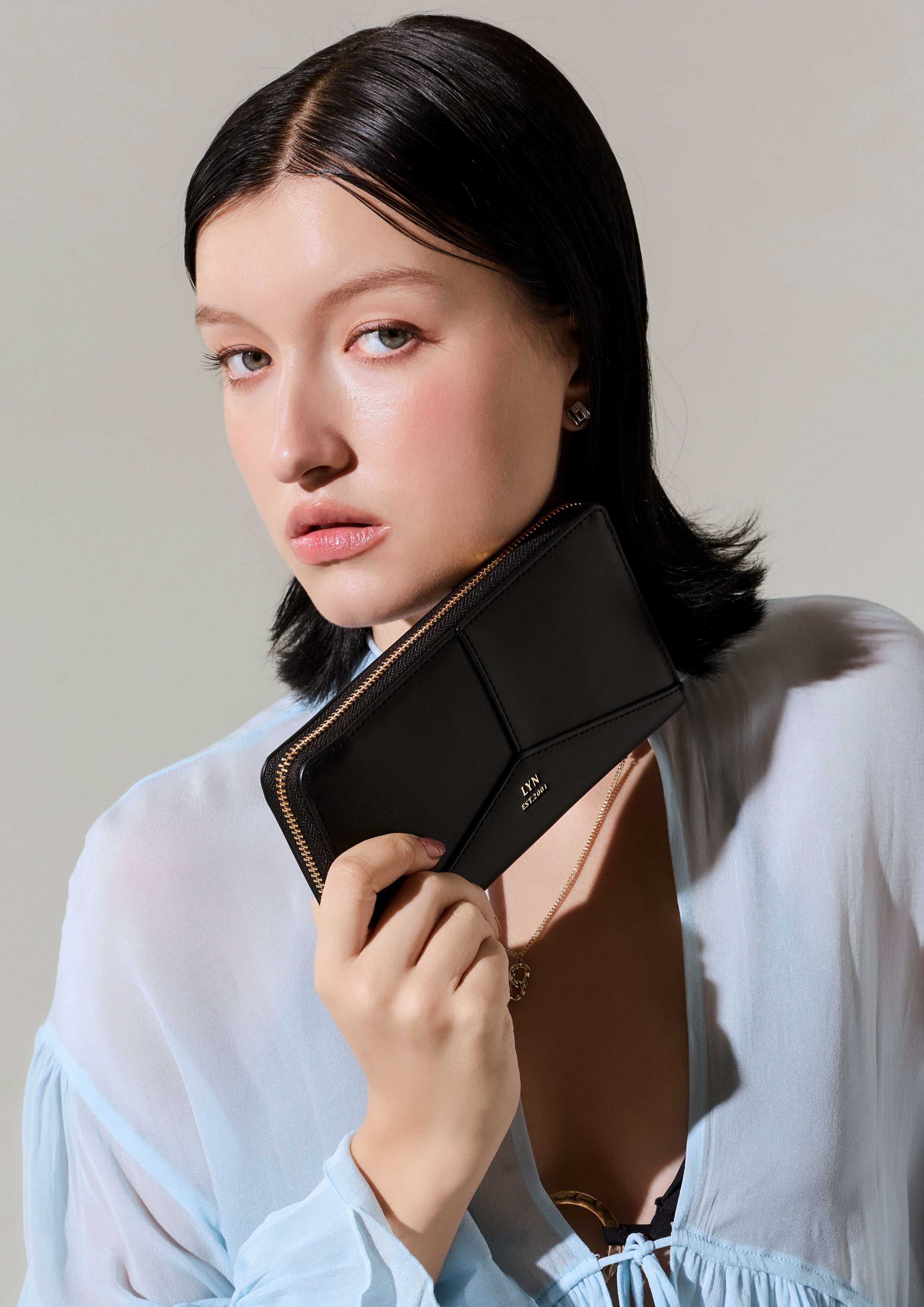 Konner  Long Wallet - Black