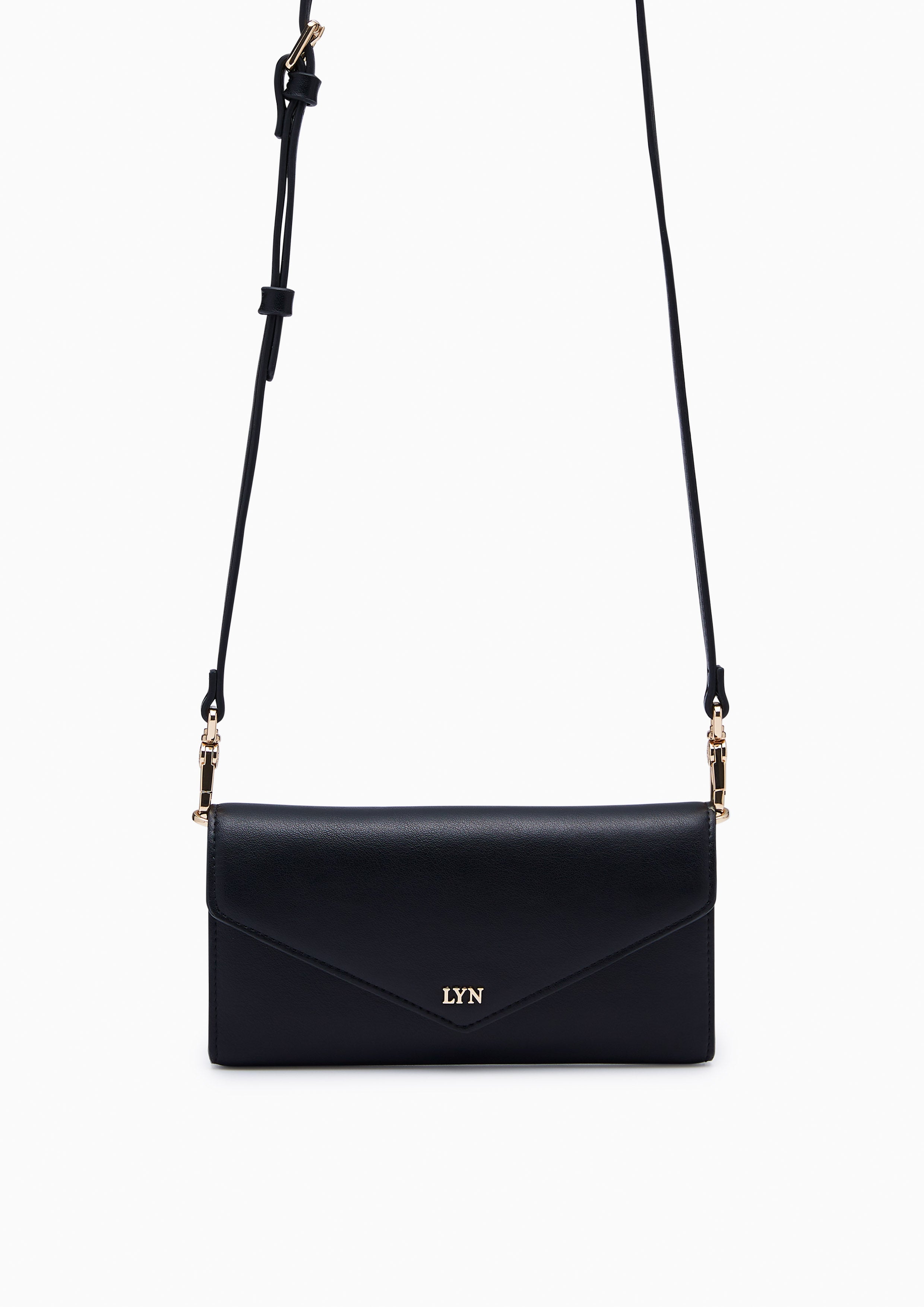 Etarna Long Wallet On Chain - Black