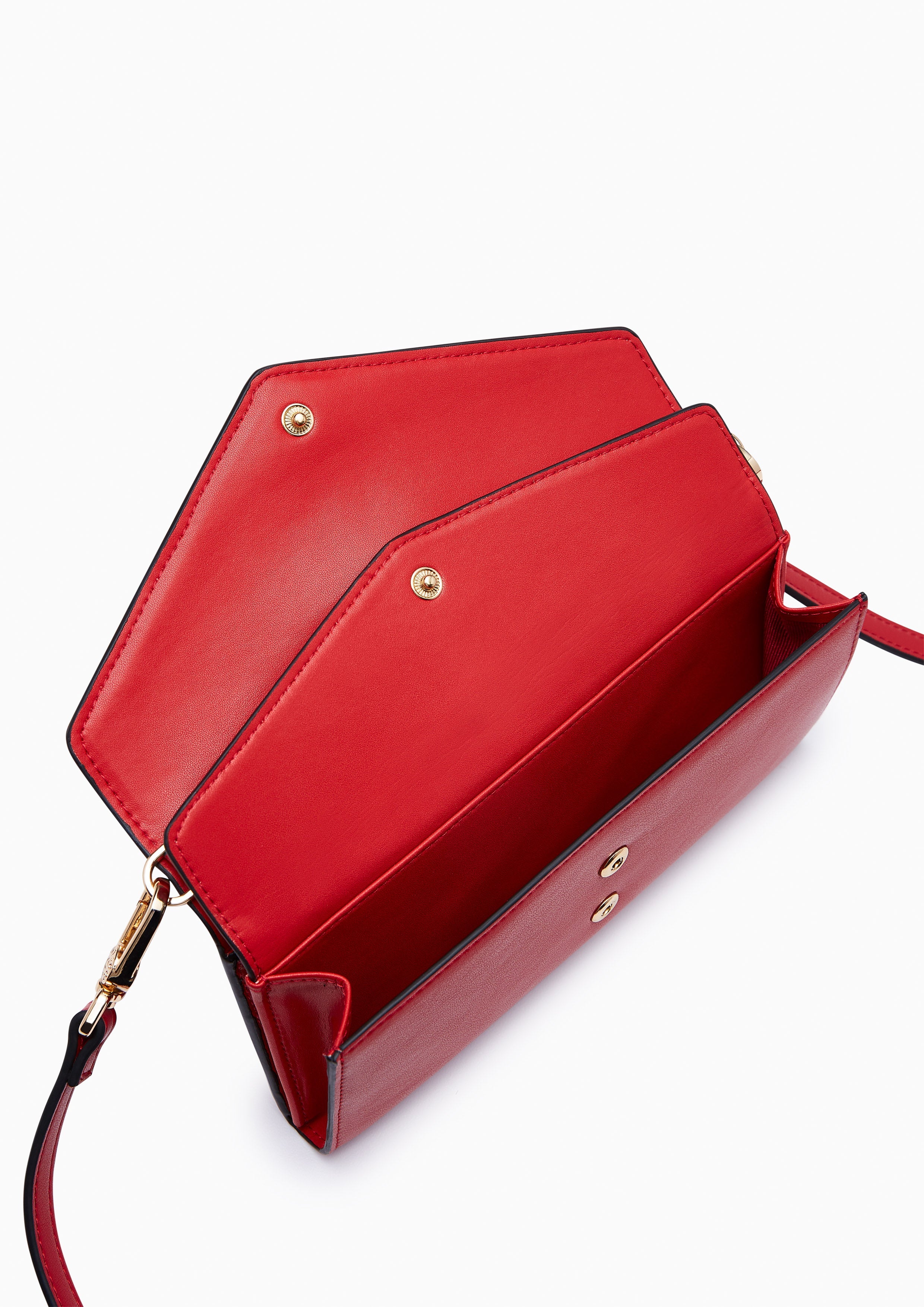 Etarna Long Wallet On Chain - Red