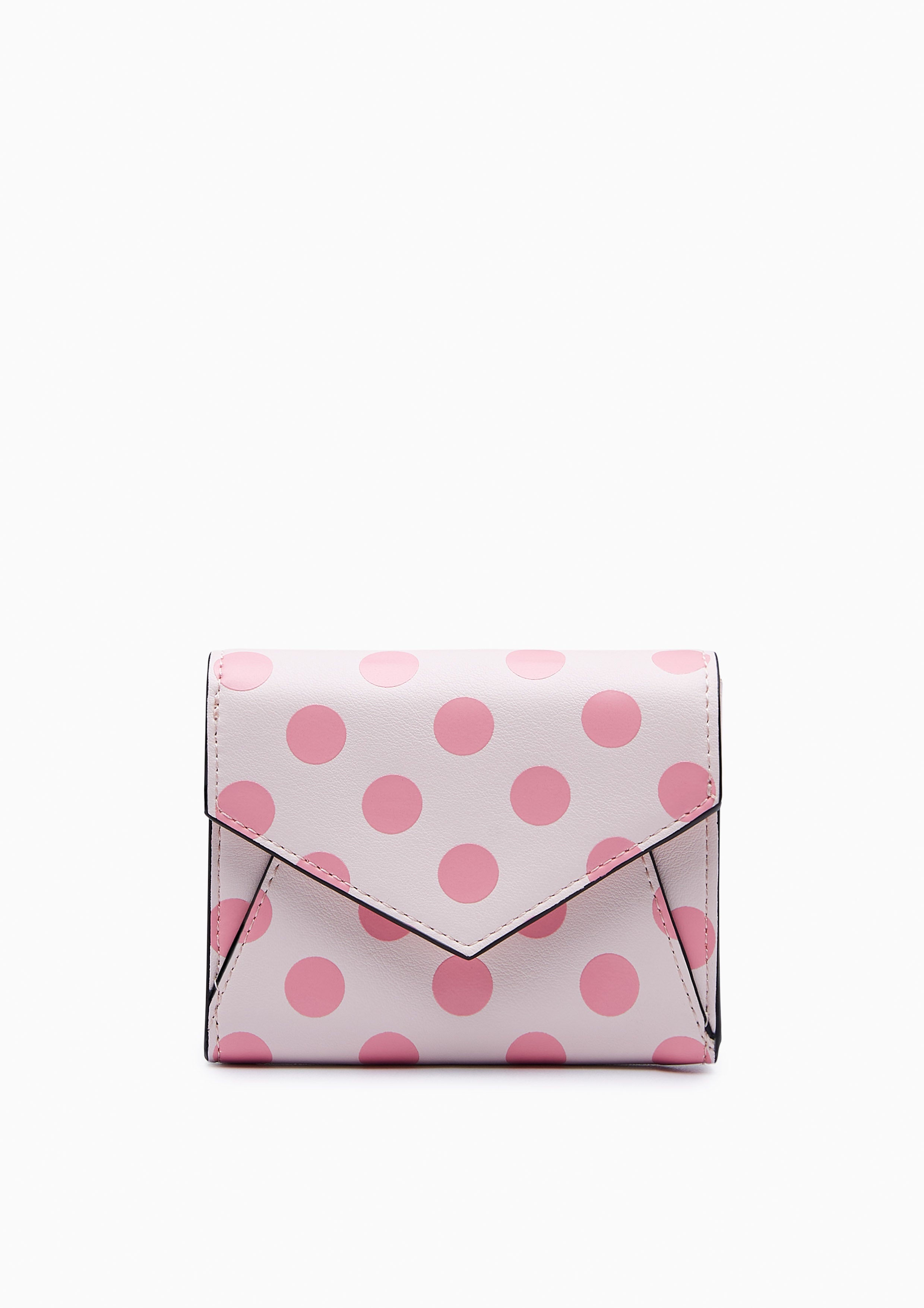 Etarna  Short Wallet - Light Printed Pink