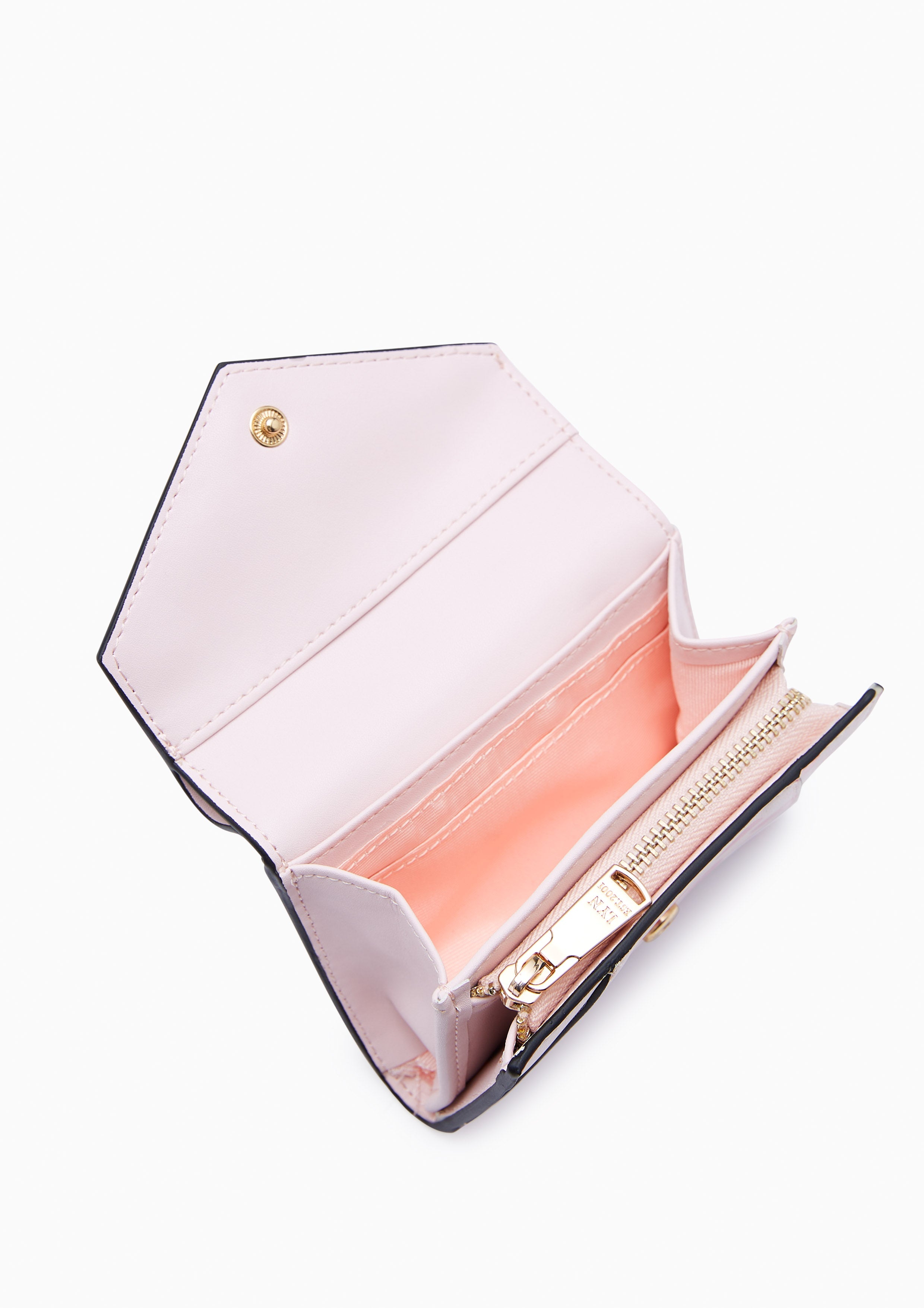 Etarna  Short Wallet - Light Printed Pink