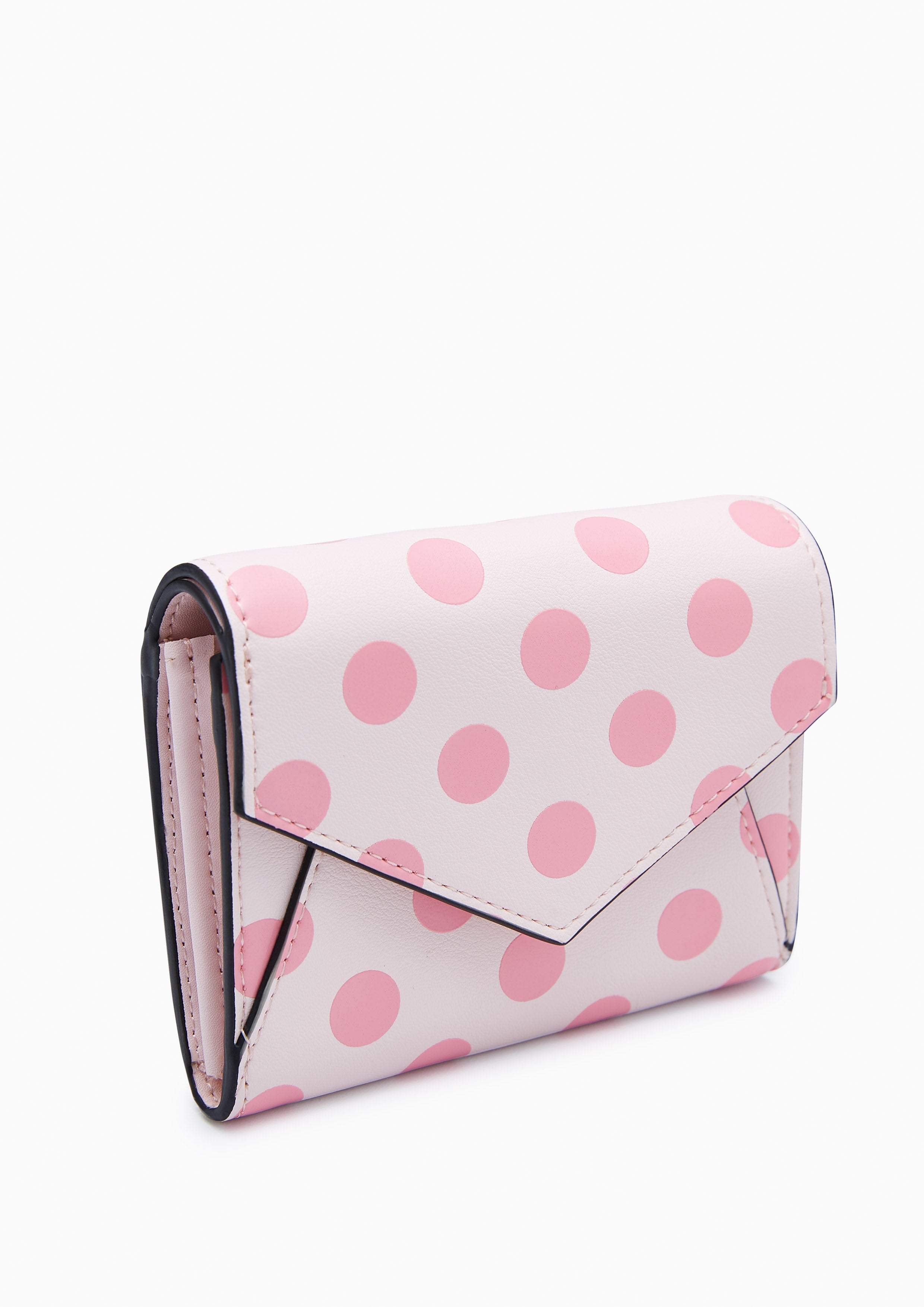 Etarna  Short Wallet - Light Printed Pink