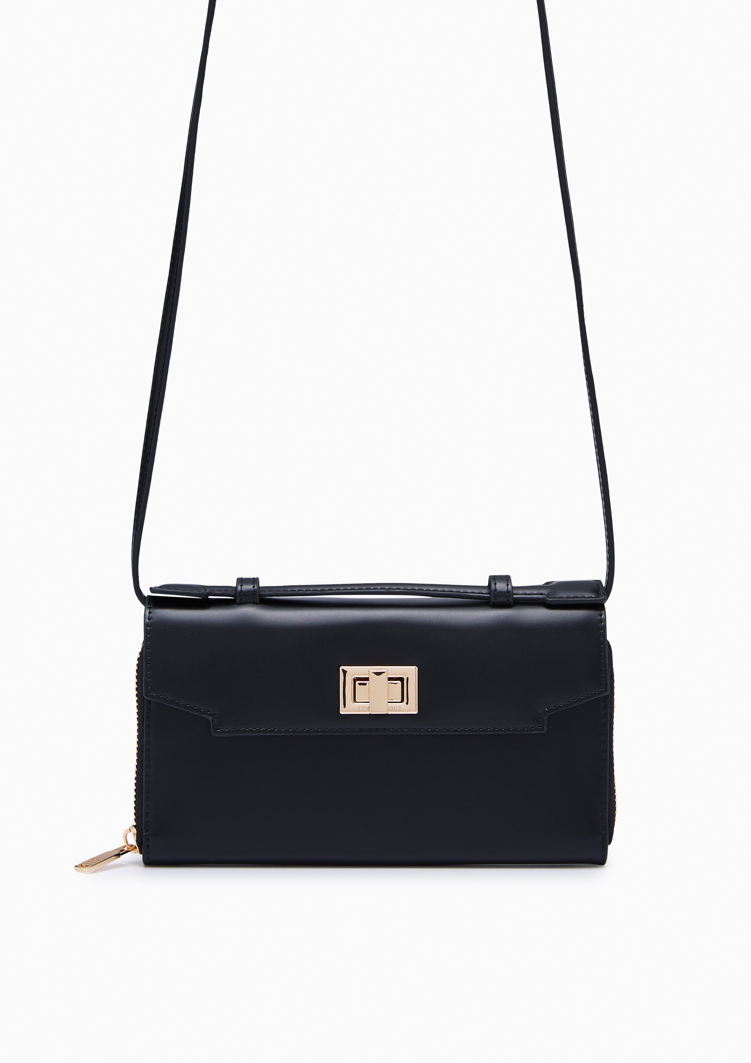Liva Long Wallet On Chain - Black