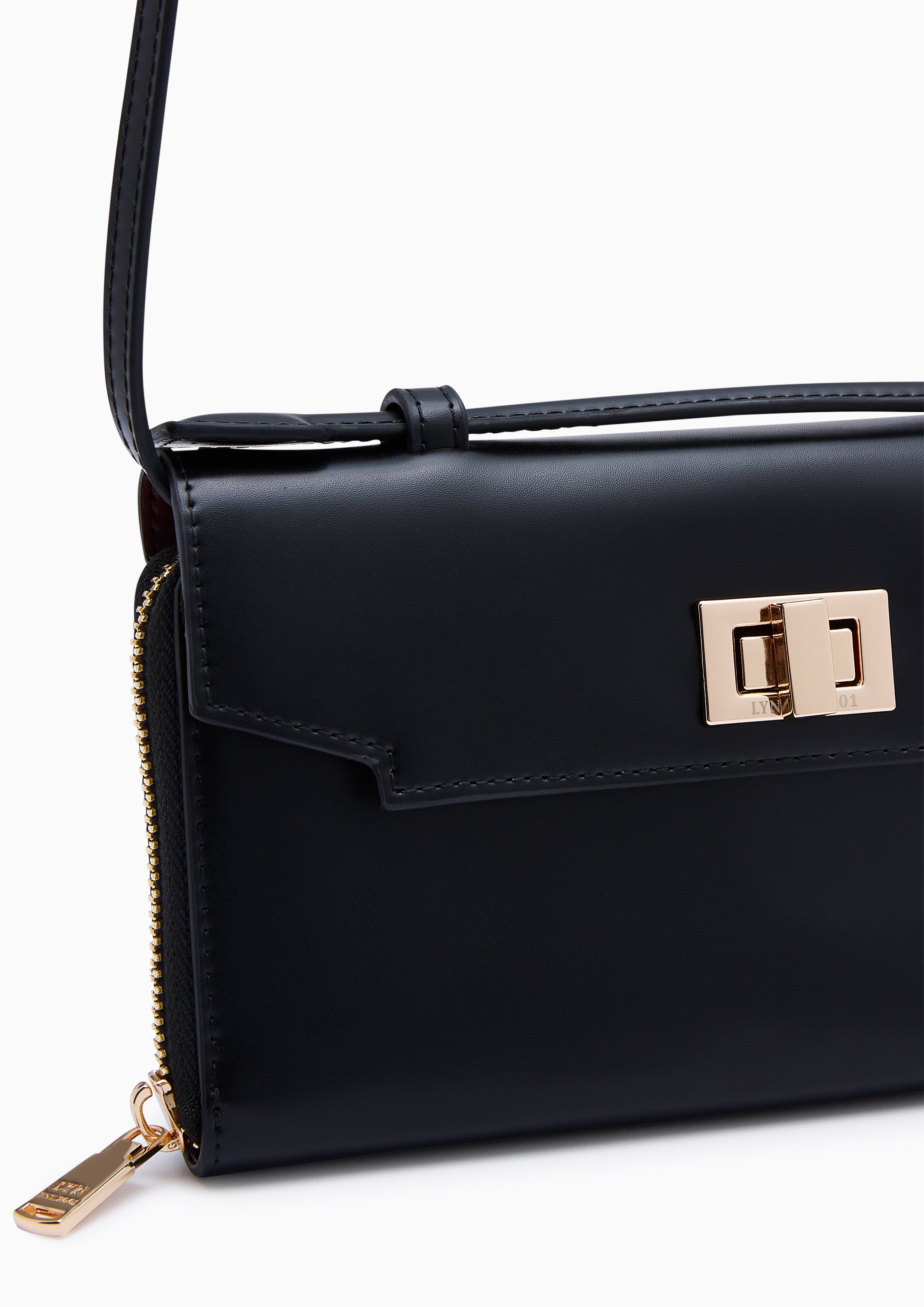 Liva Long Wallet On Chain - Black