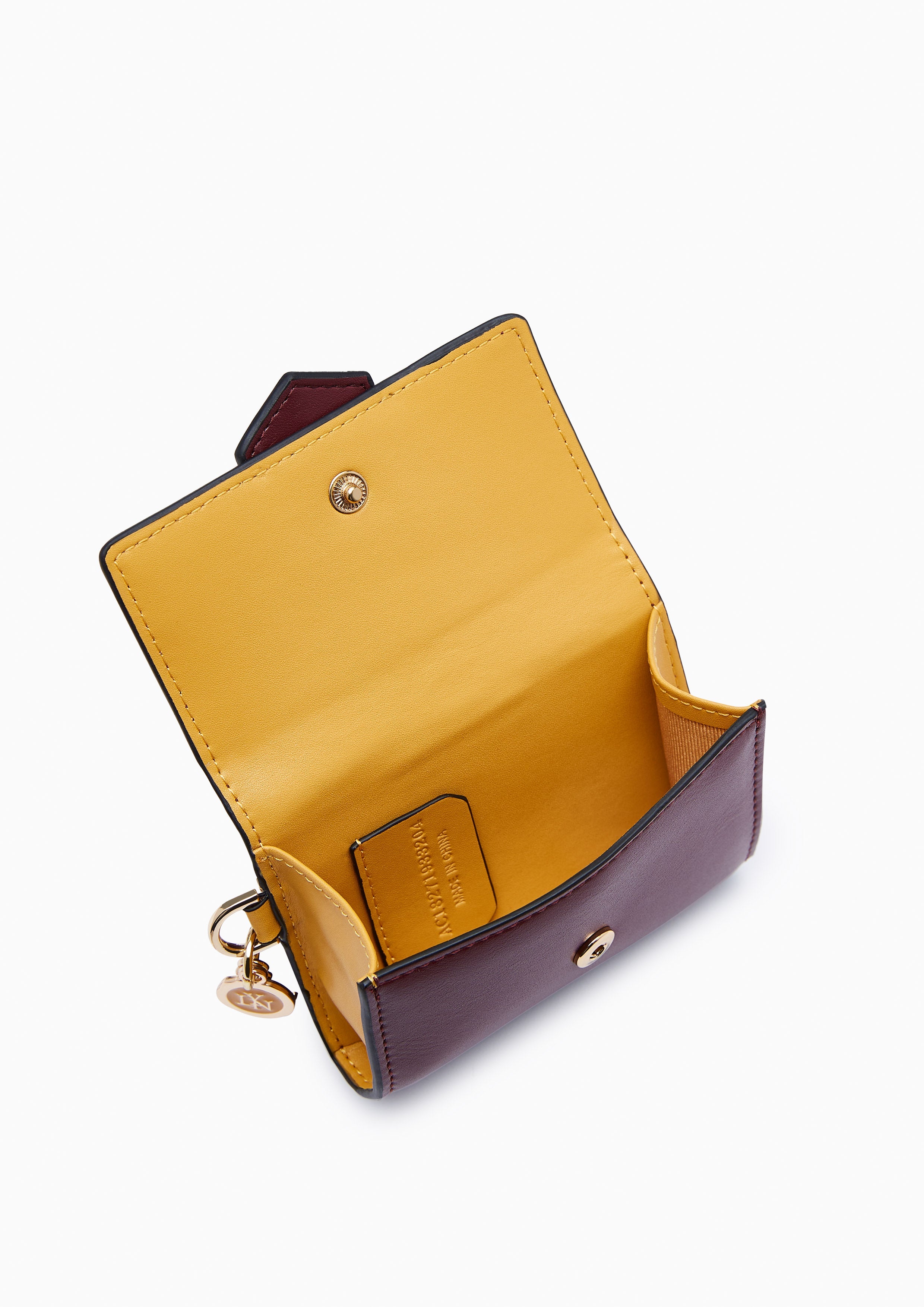 Nucleo Card Wallet - Dark Red