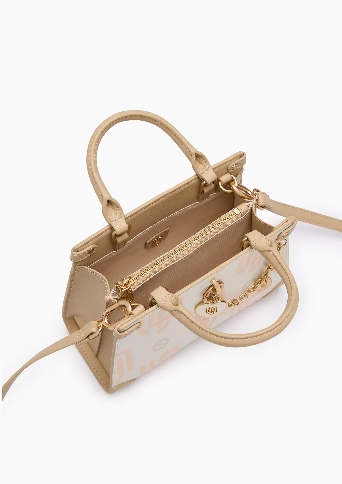 Astrid Infinite Top Handle S Handbag - Light Beige