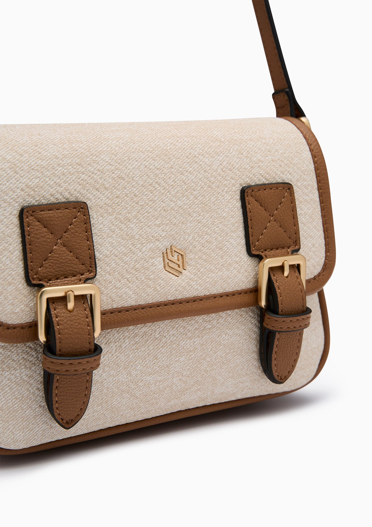 Titus Infinite Messenger S Crossbody Bag - Biege Variation 2